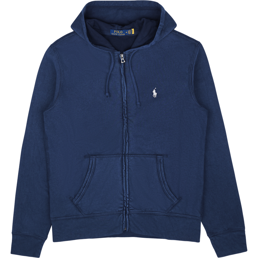 Spa Terry Full-Zip Hoodie Newport Navy