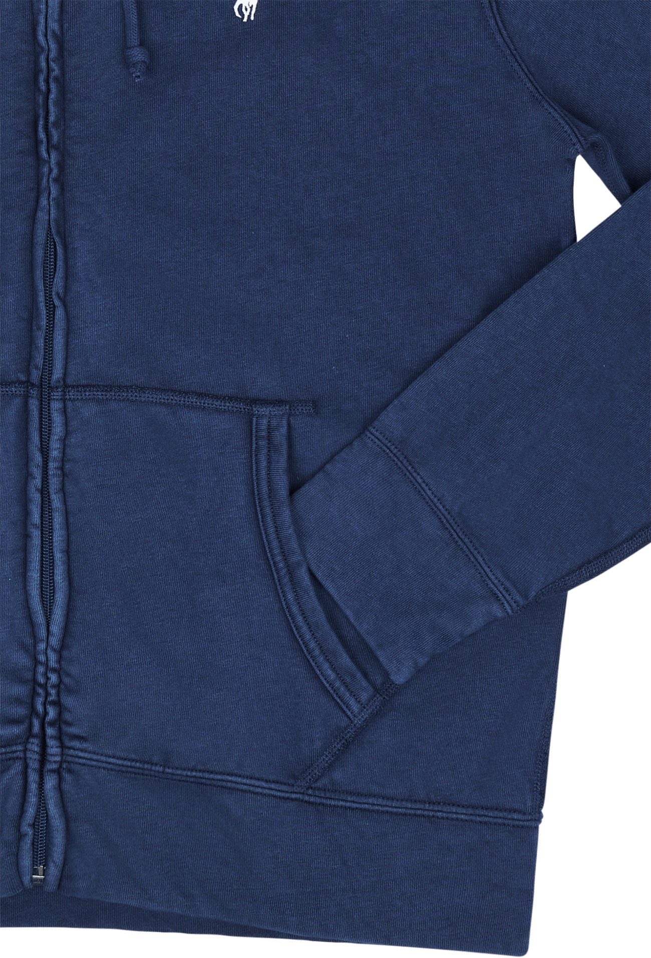 Spa Terry Full-Zip Hoodie Newport Navy - Bild 4