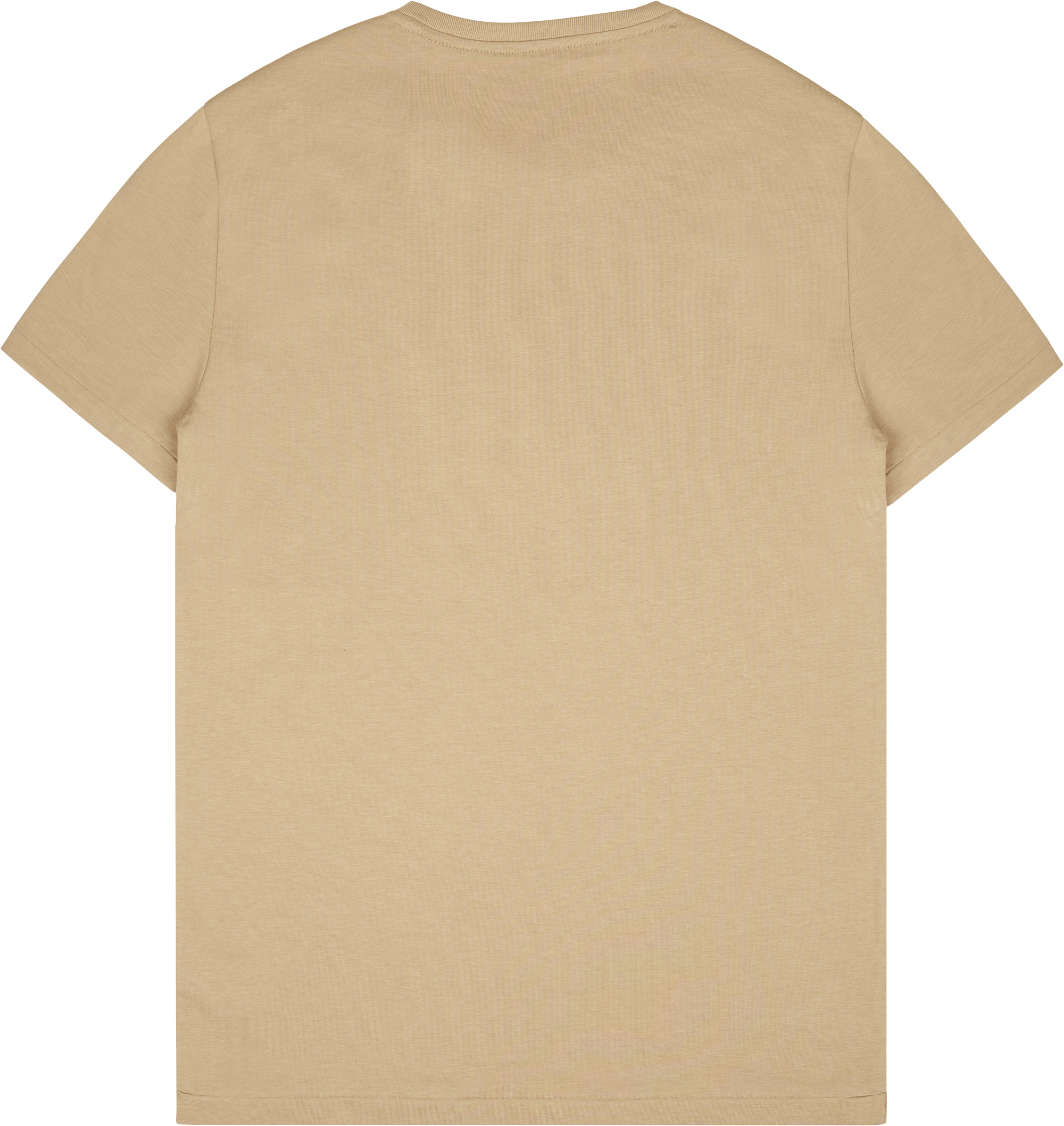 Custom Slim Fit Jersey Crewneck T-Shirt Classic Khaki - Bild 2