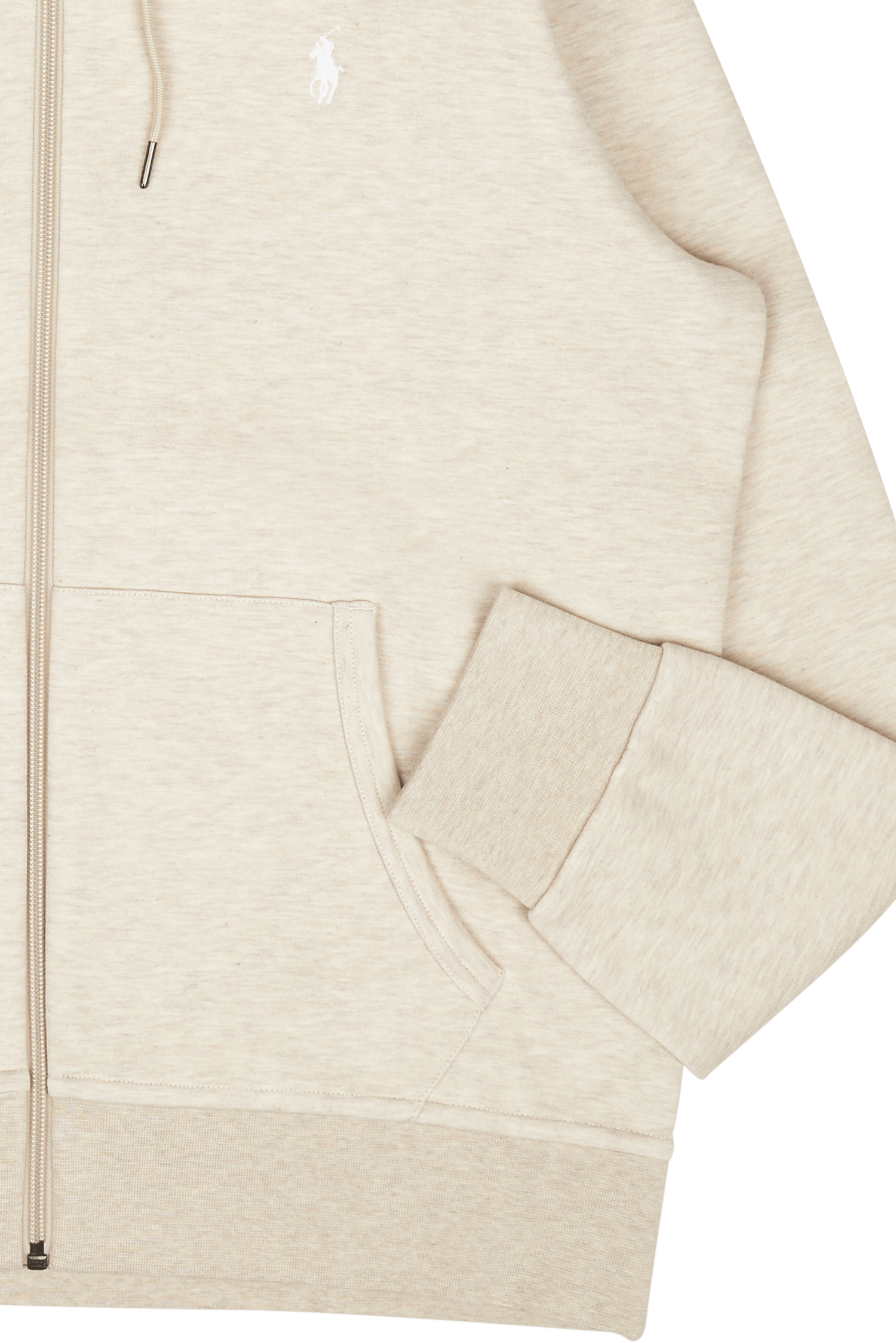 Polo Ralph Lauren Double Knit Zip Hoodie Expedition Dune - Bild 4