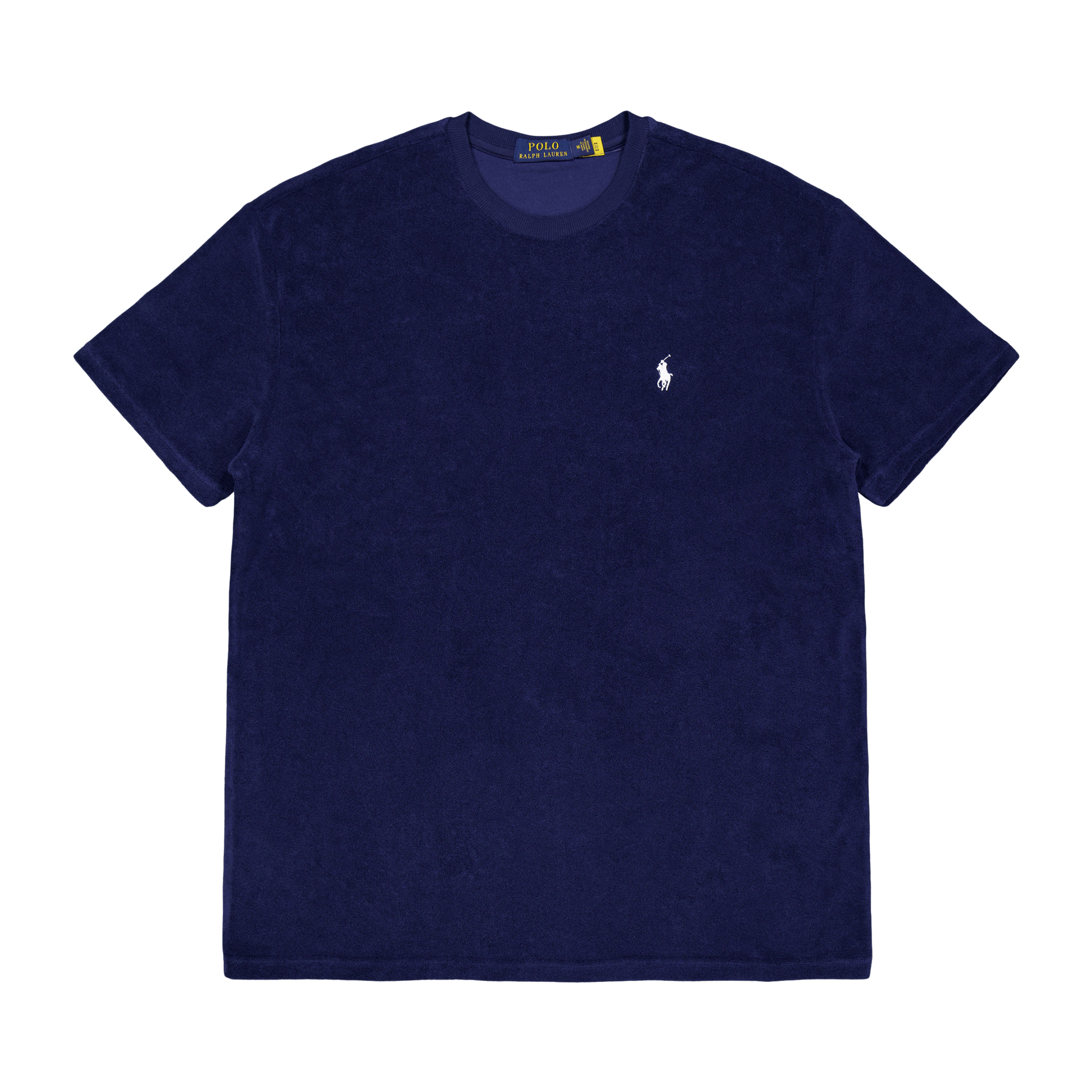 Polo Ralph Lauren Cotton Terry S/s T-shirt Newport, Male, Aparelhos, Tops, Azul, S