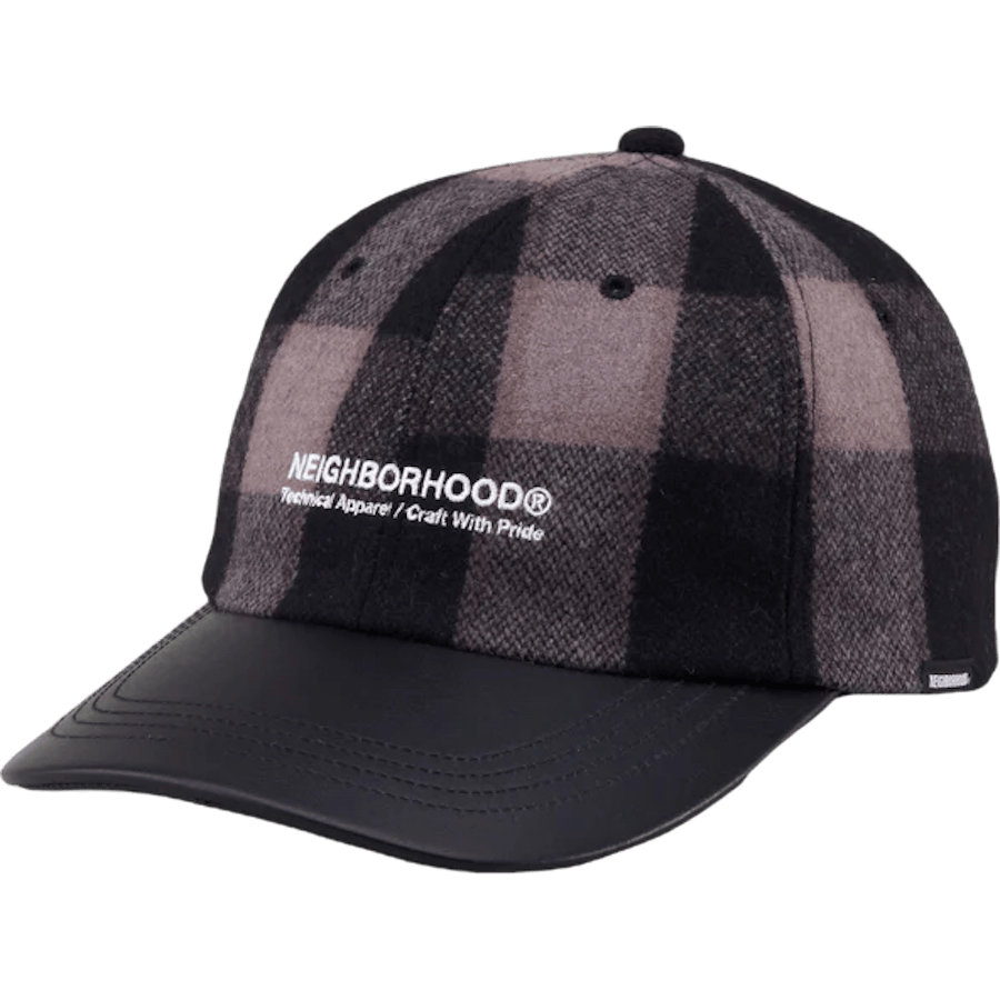 Buffalo Check Dad Cap . Wn Gray