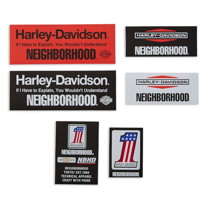 H-d . Sticker Set Multi, Unisex, Utstyr, annet tilbehør, flerfarget, ONESIZE