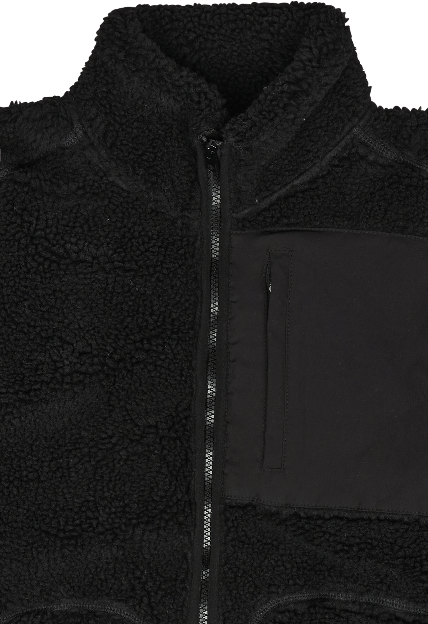 Contrast Pile Jacket Black - Bild 3