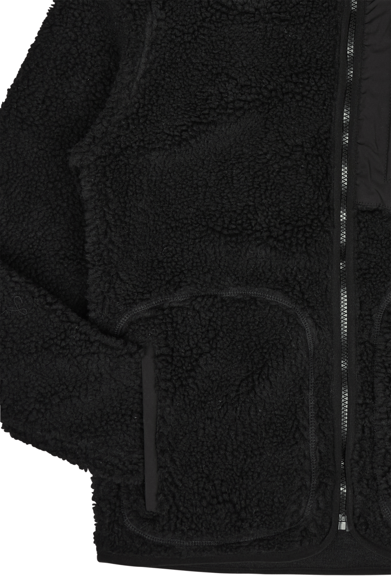 Contrast Pile Jacket Black - Bild 4