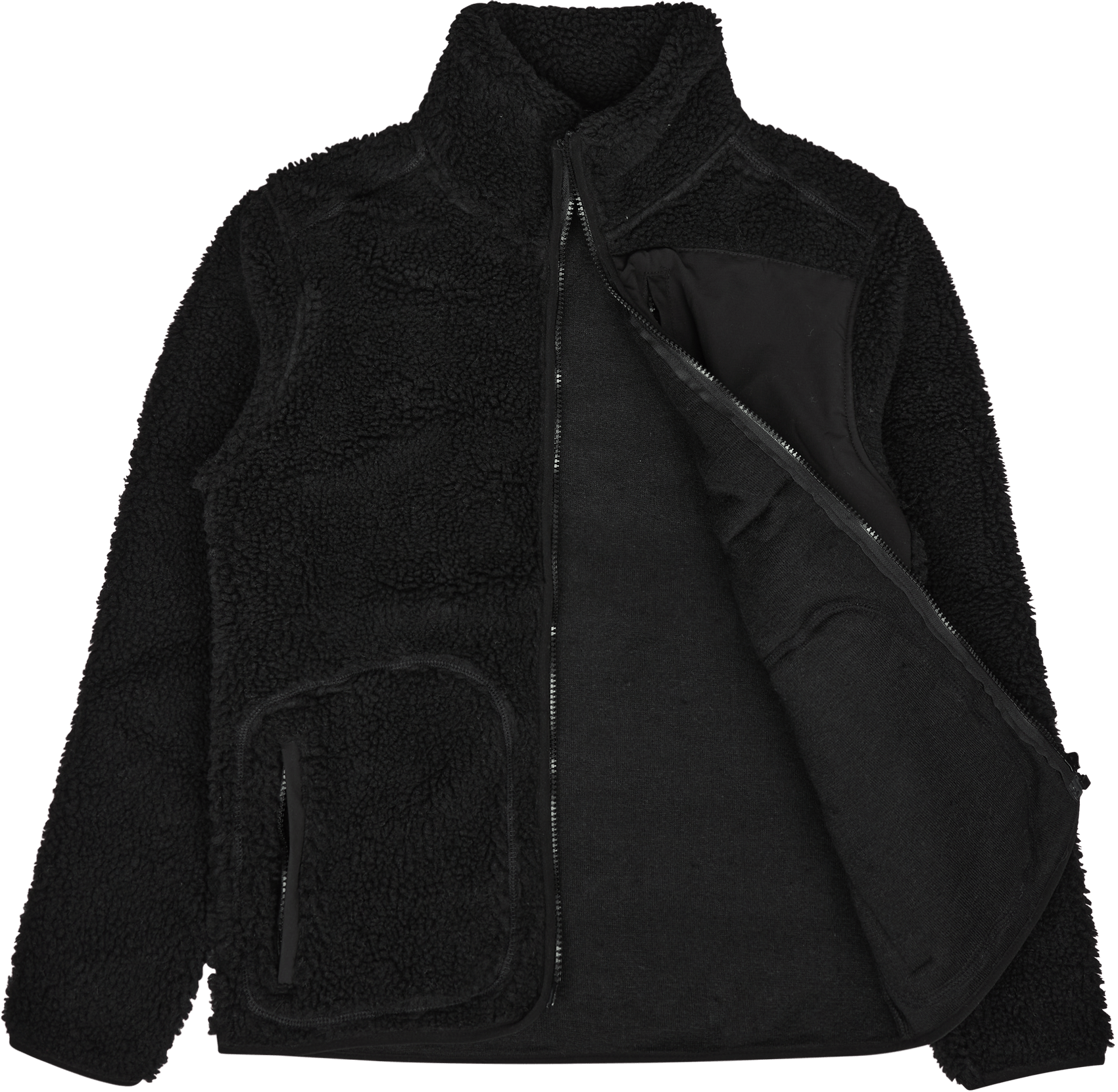 Contrast Pile Jacket Black - Bild 5