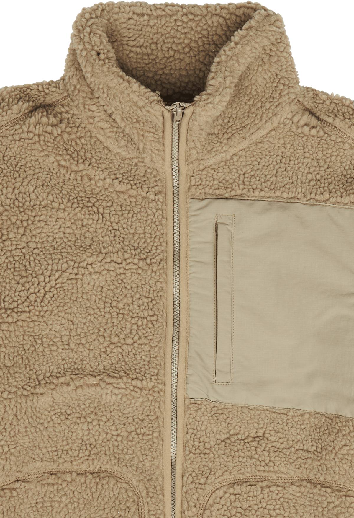 Contrast Pile Jacket Beige - Bild 3