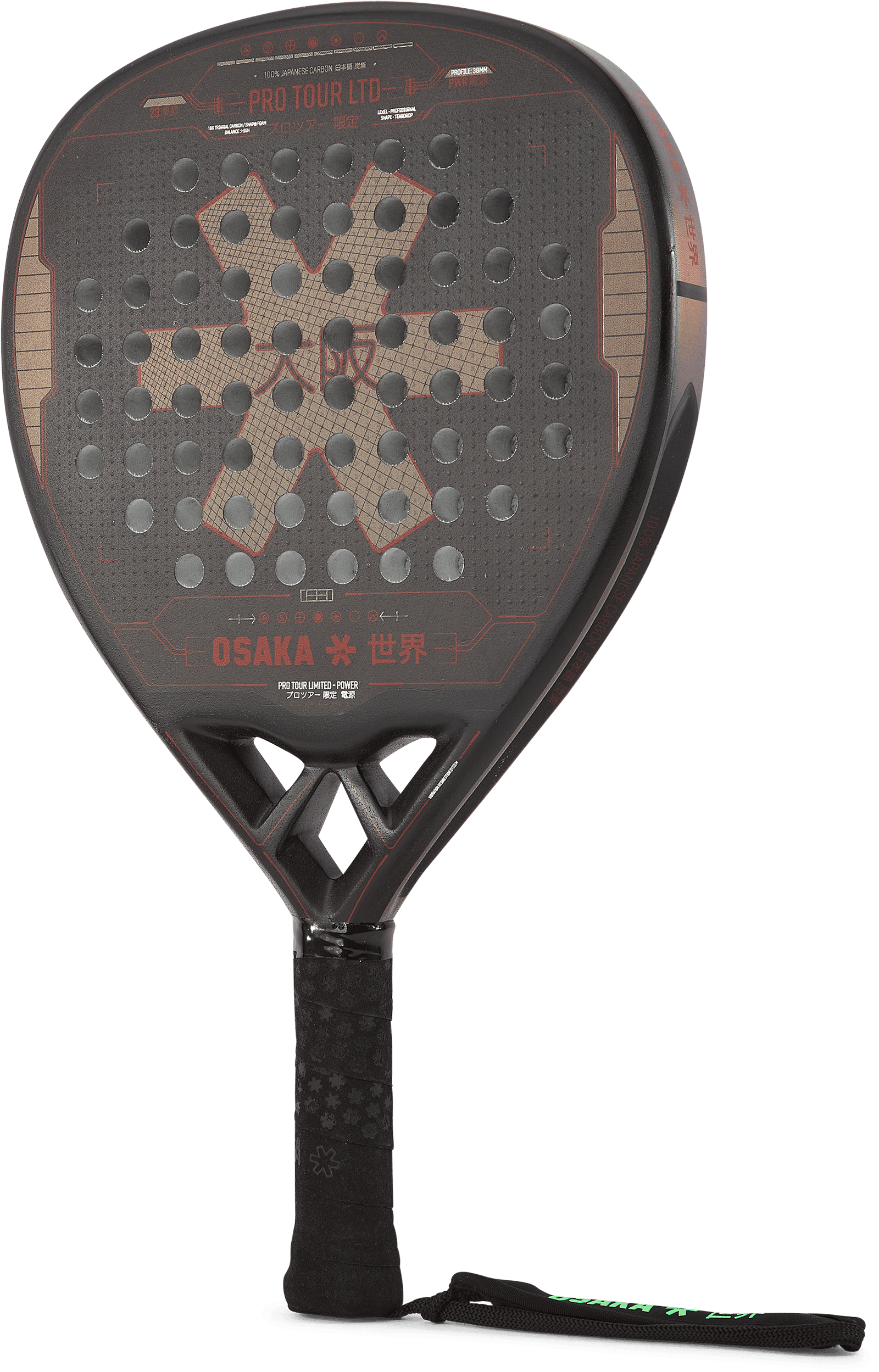 Osaka Pro Tour Ltd Power, Unisex, Attrezzature, racchette, Padel, ONESIZE
