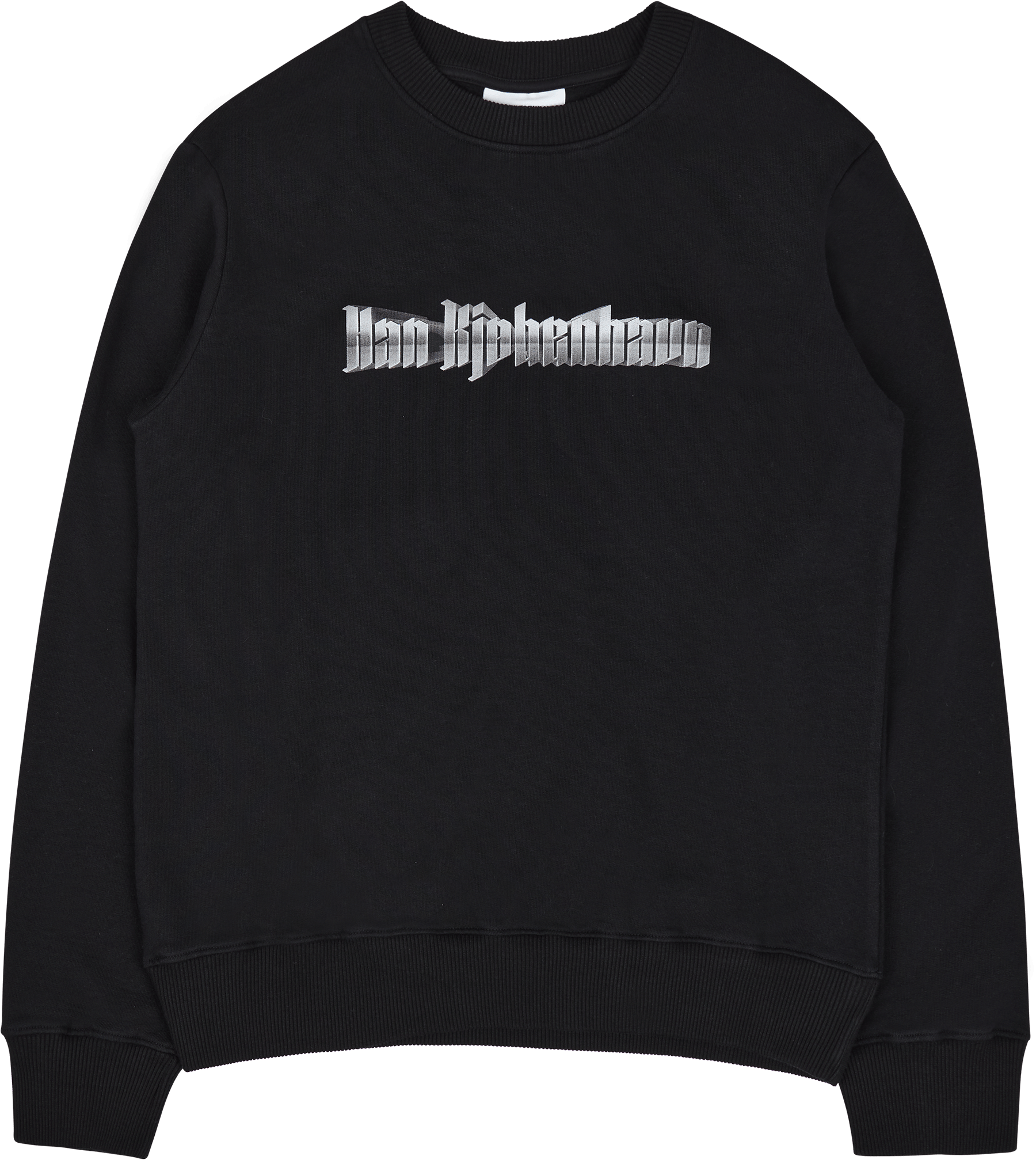 Artwork Regular Crewneck Black