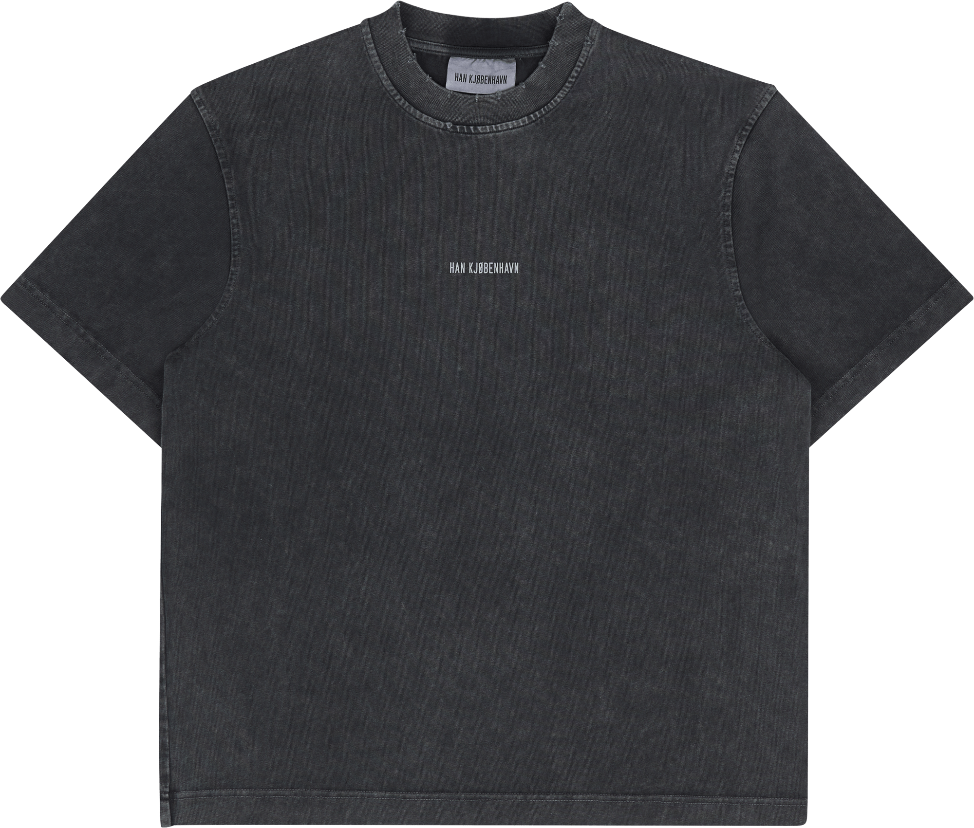 Distressed Tee Short Sleeve Lo Distressed Dark Grey