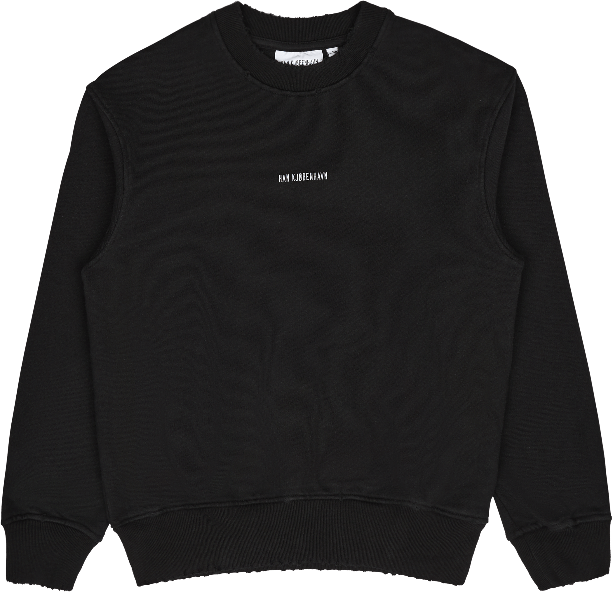 Distressed Crew Logo Distressed Black