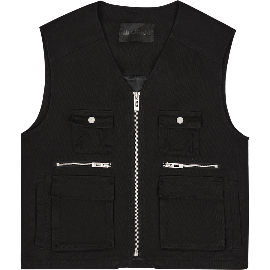 Cargo Vest Black