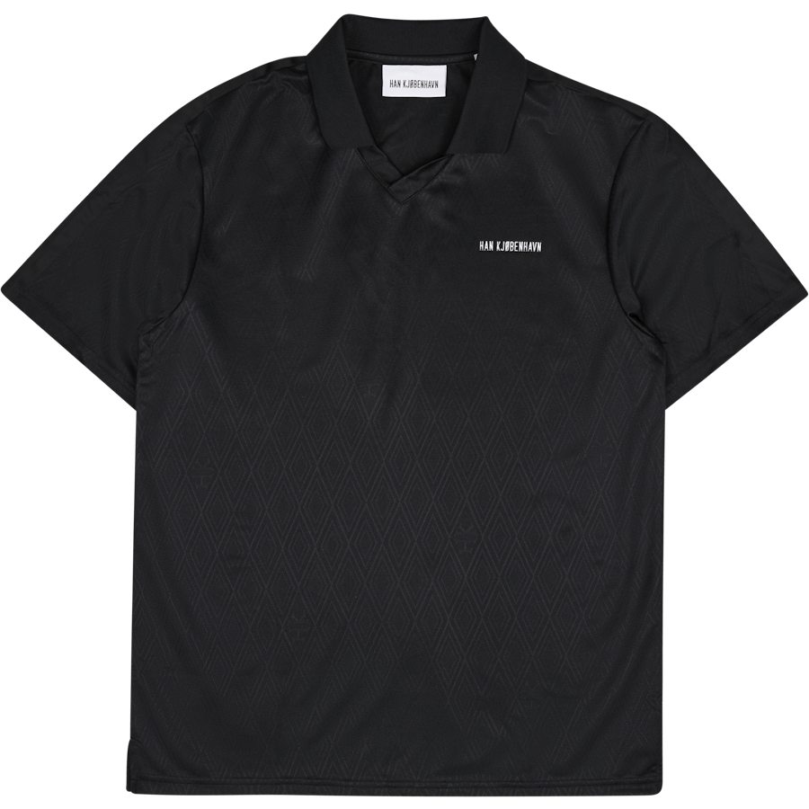 Football Tee Short Sleeve Black