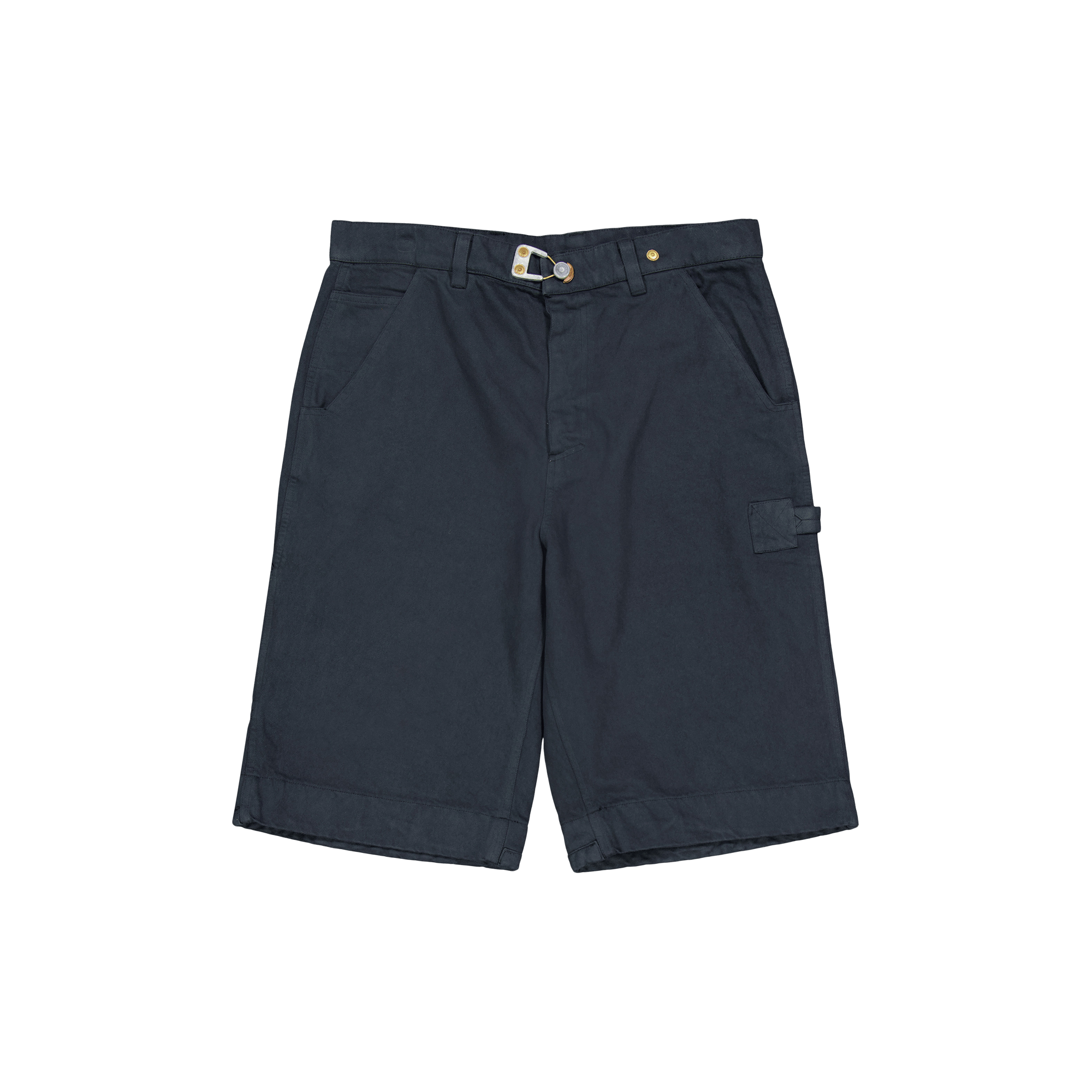 Denim Carpenter Shorts Anthracite Grey