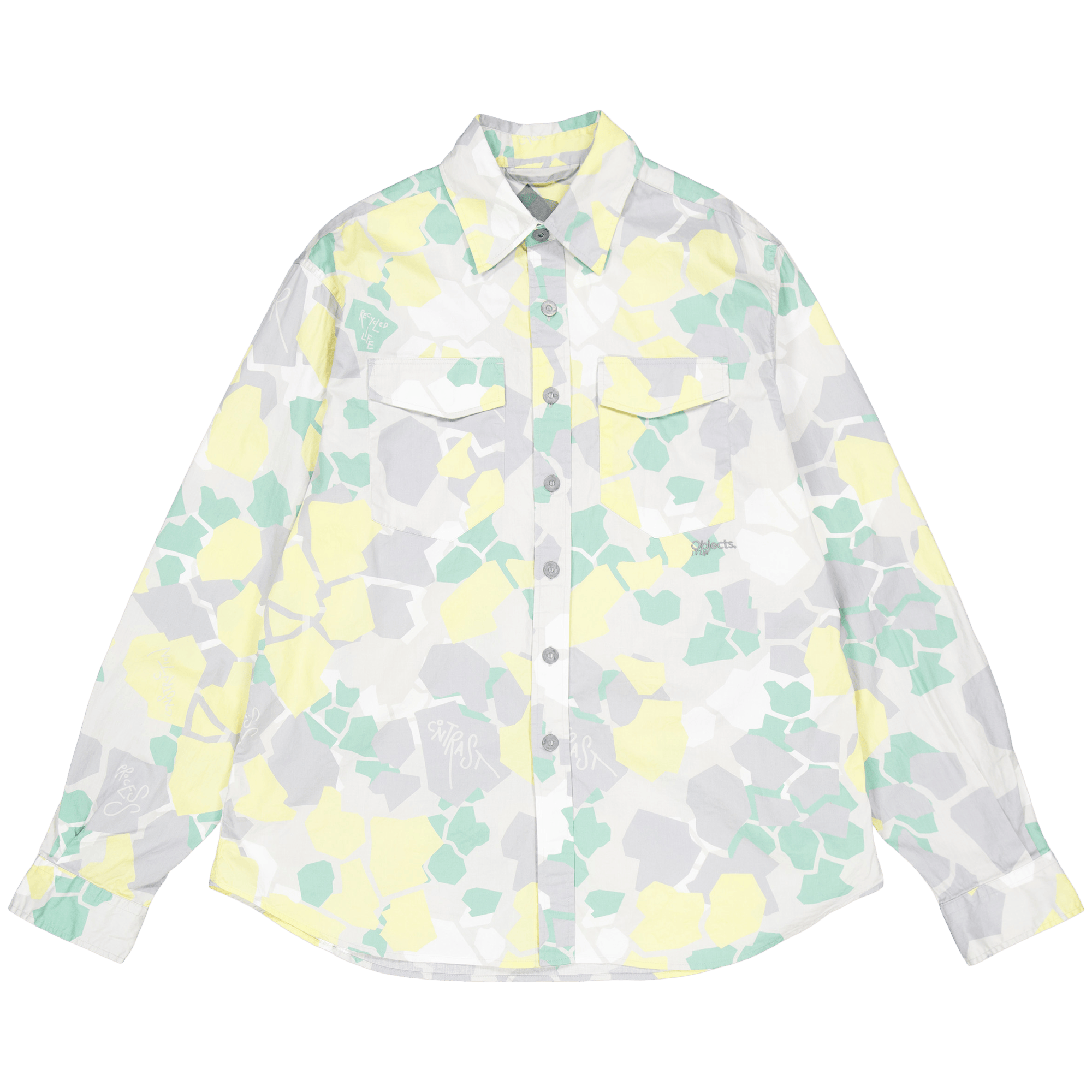 Relaxed Fit Workshirt Yellow Camo