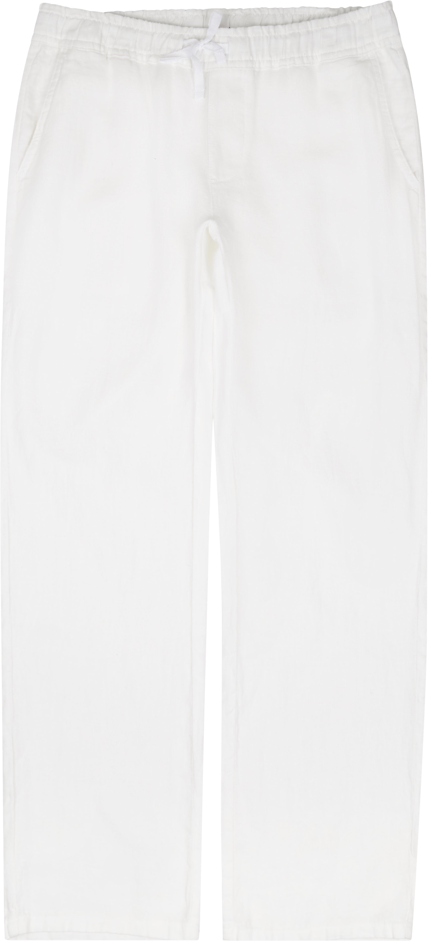 Eik Linen Pant Off, Male, Kleding, Bottoms, Wit, L