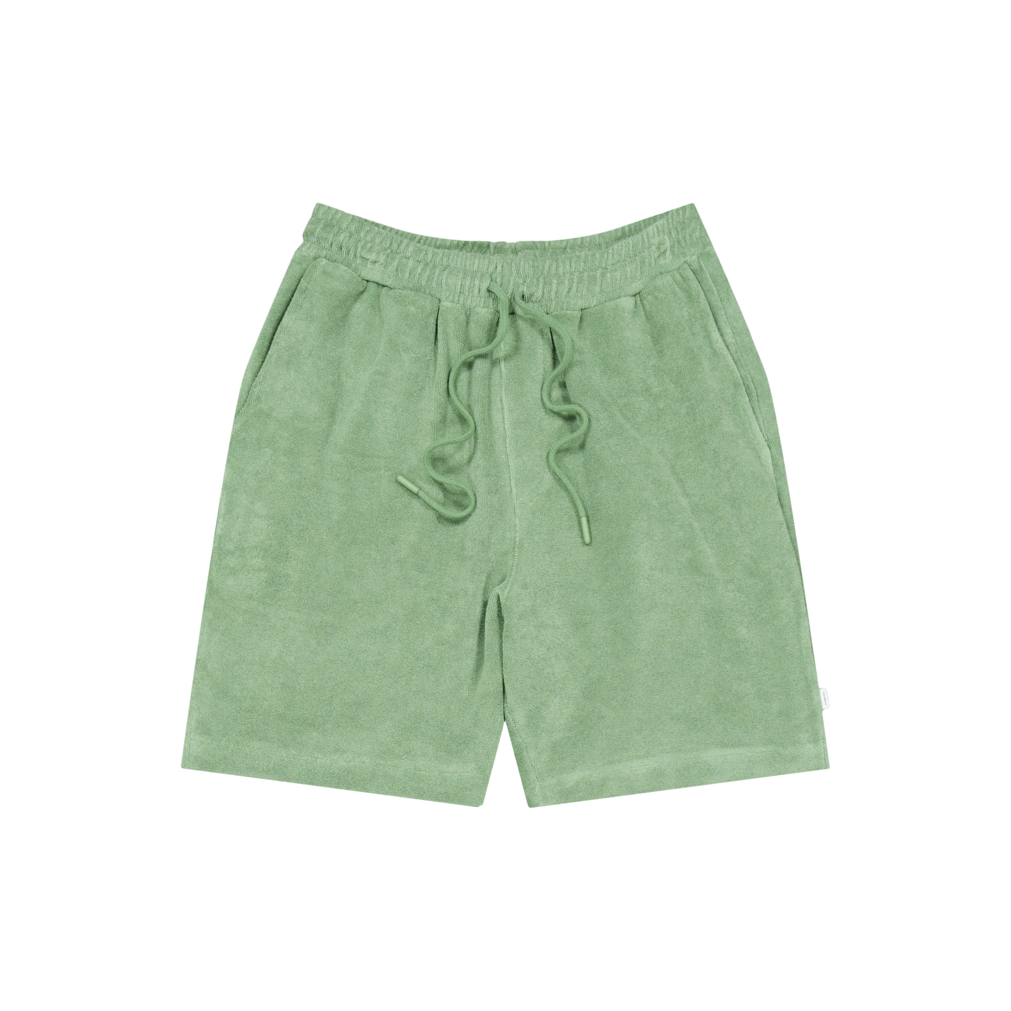 Bommy Towel Shorts Khaki, Male, Kläder, Shorts, Grön, S