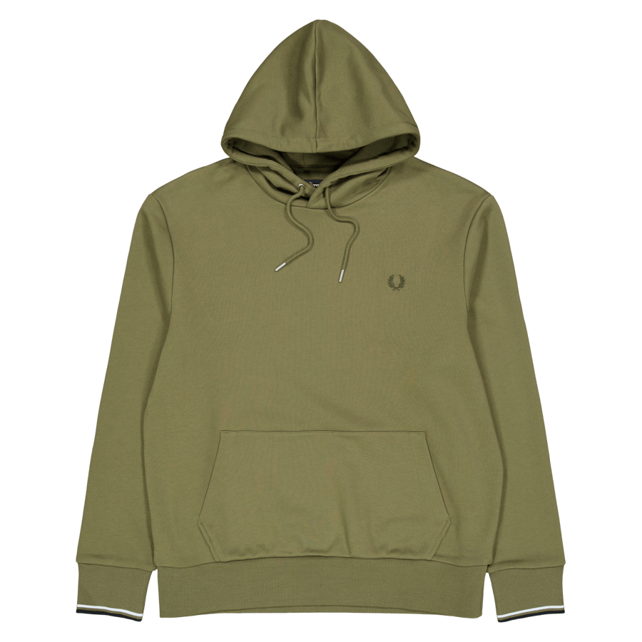 Fred Perry Tipped Hooded Sweatsh Q55