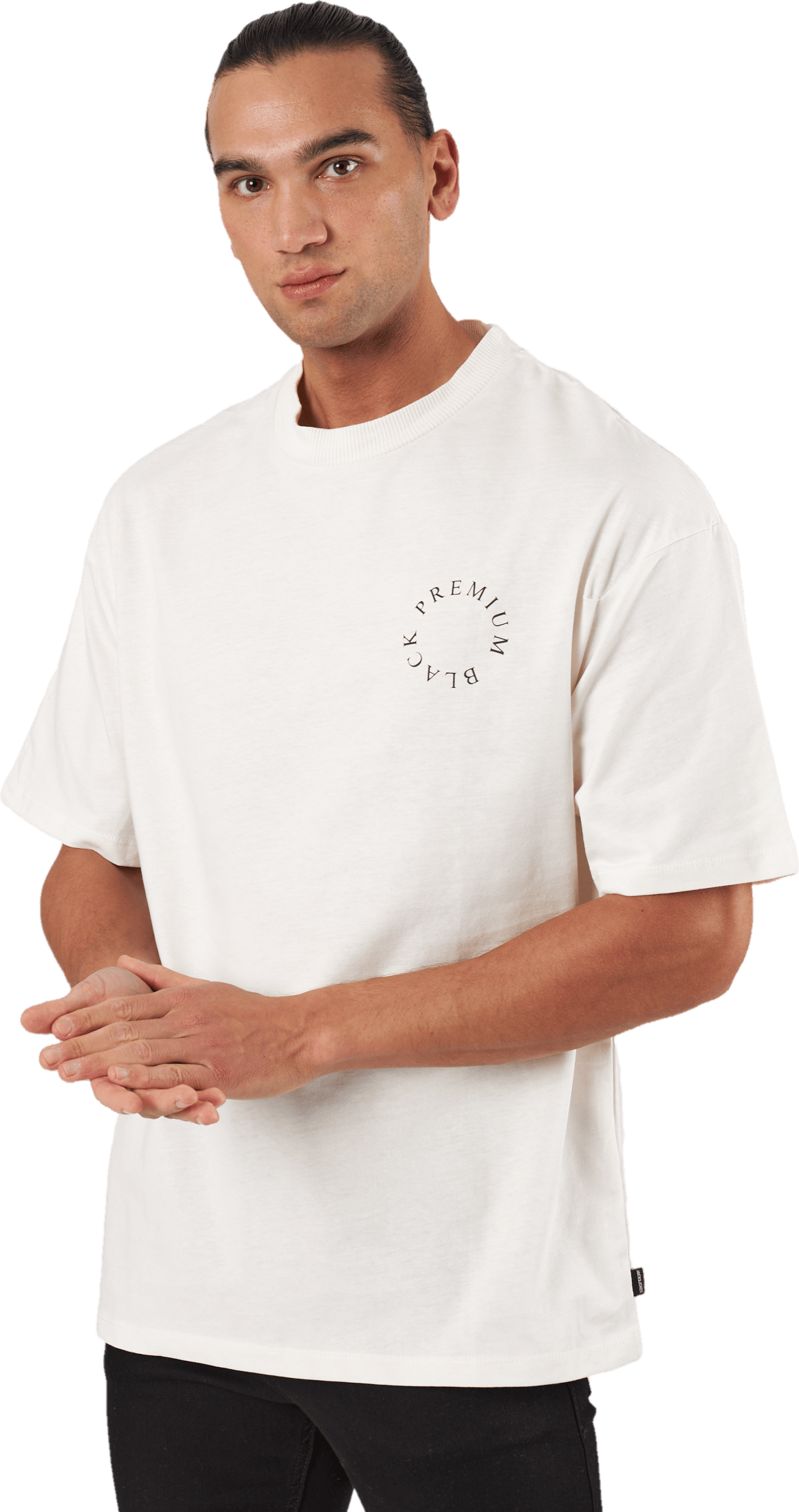 Jprblakam Ocean Back Tee Ss Cn Egret - Bild 2