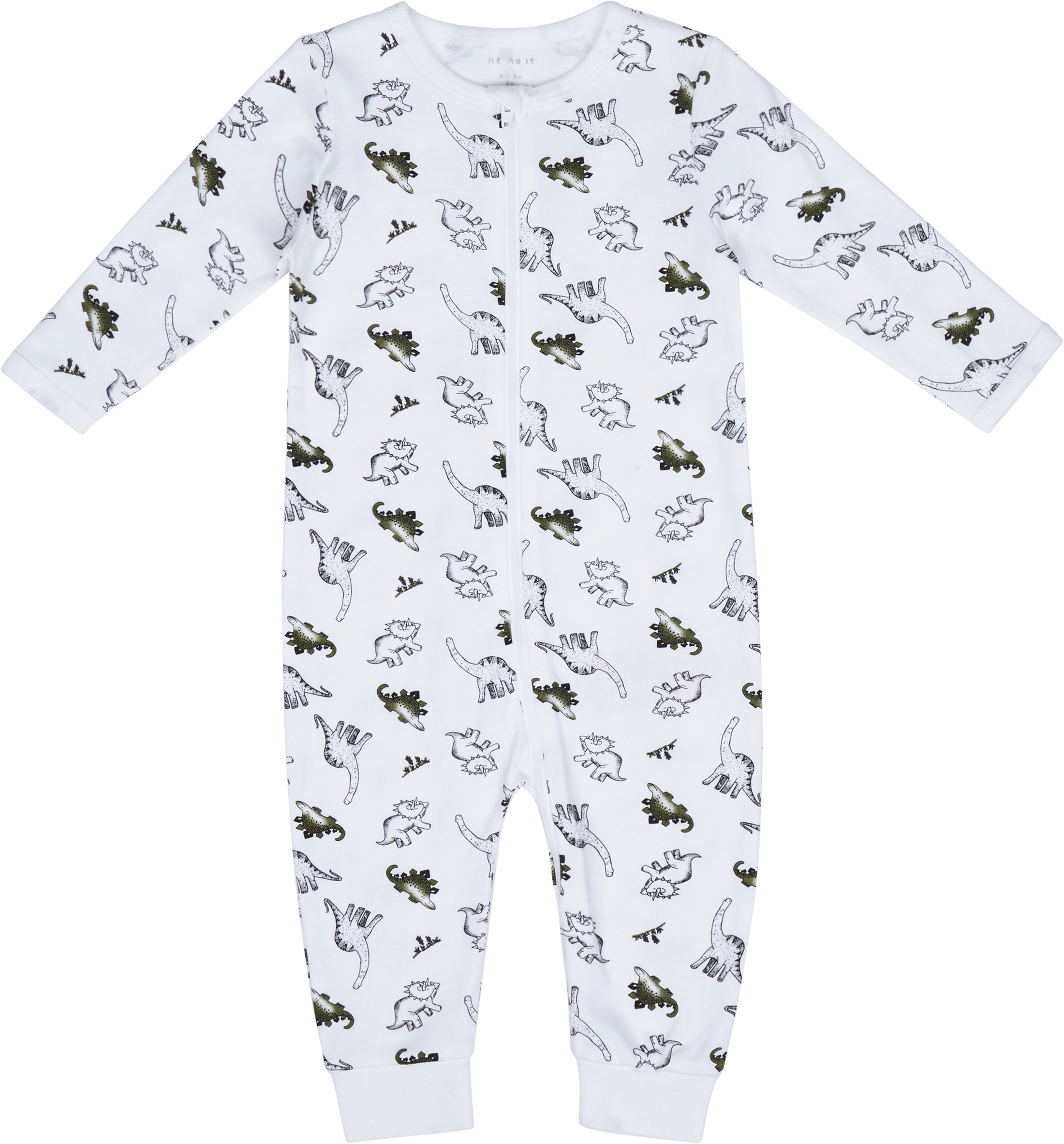 Nbmnightsuit 2p Zip Loden Dino Loden Green - Bild 2