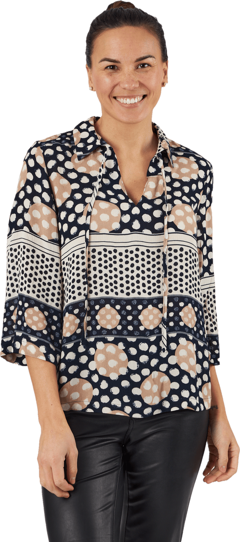 Vmanna 3/4 Top Wvn Ga Spe Navy Blazer