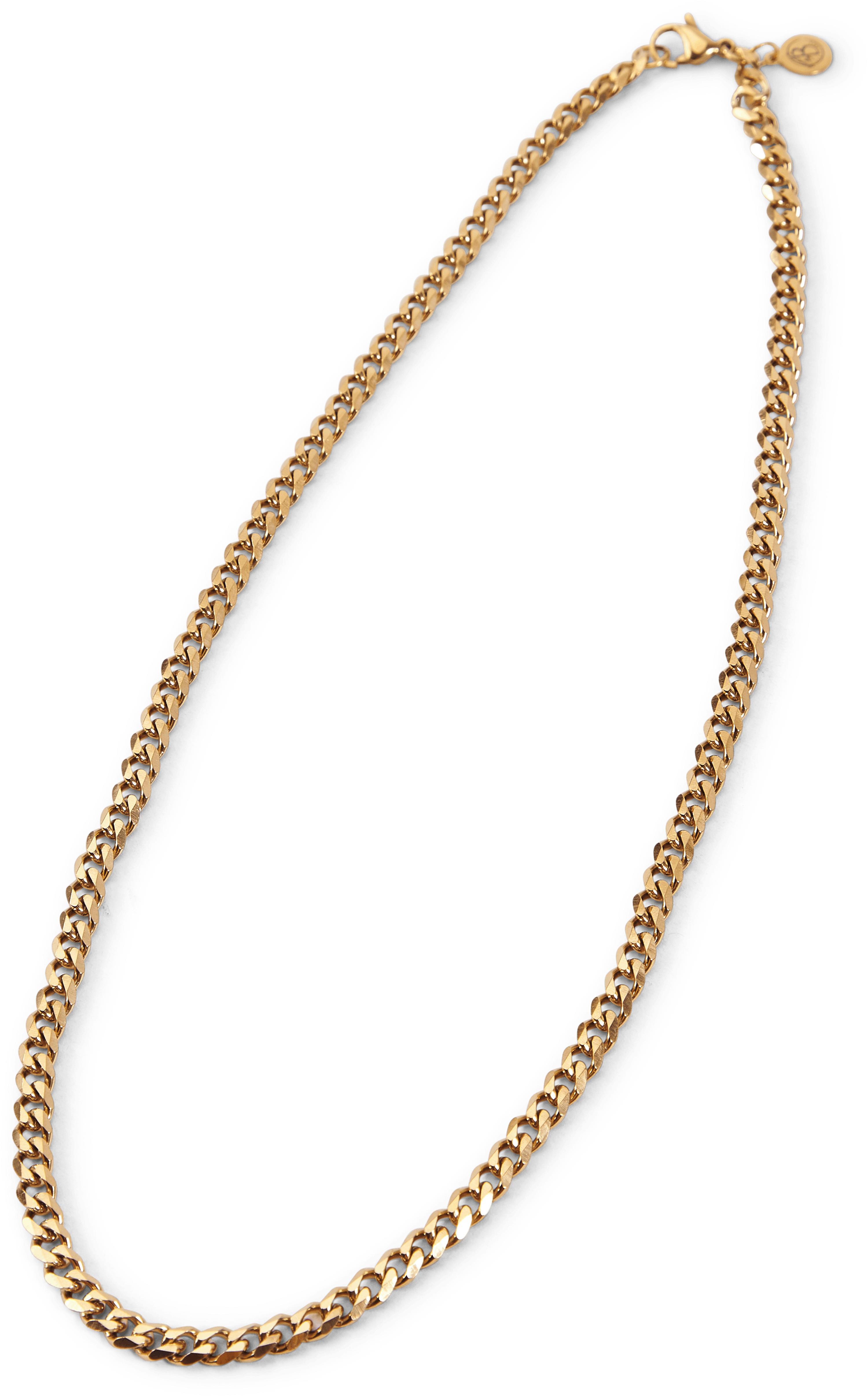 Necklace Steel Gold Steel, Male, Equipment, other accessories, Gold, 50 cm