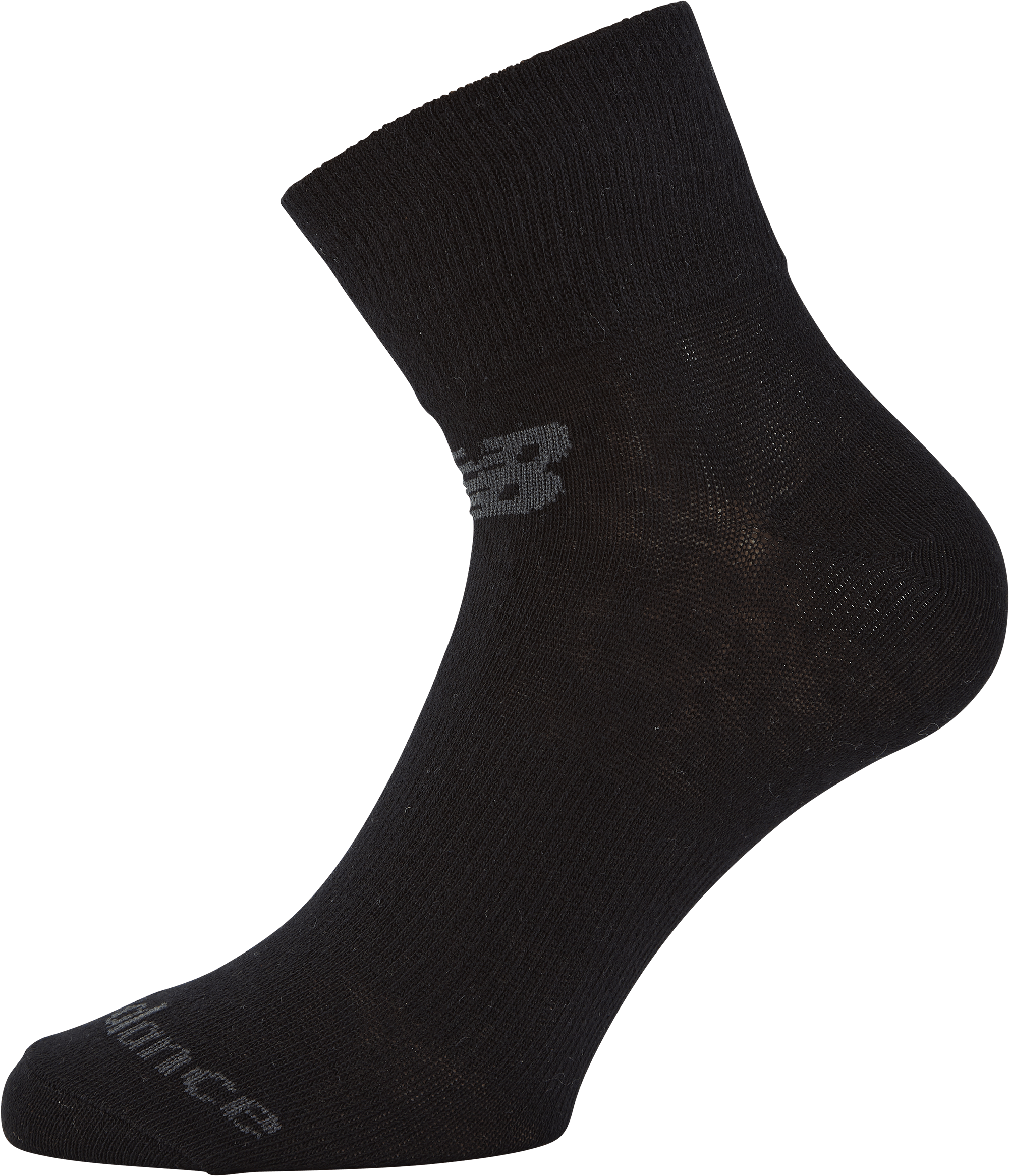 New Balance 3 Pack Ankle Socks Black, Male, Kleding, Sokken, Zwart, EU 43-45