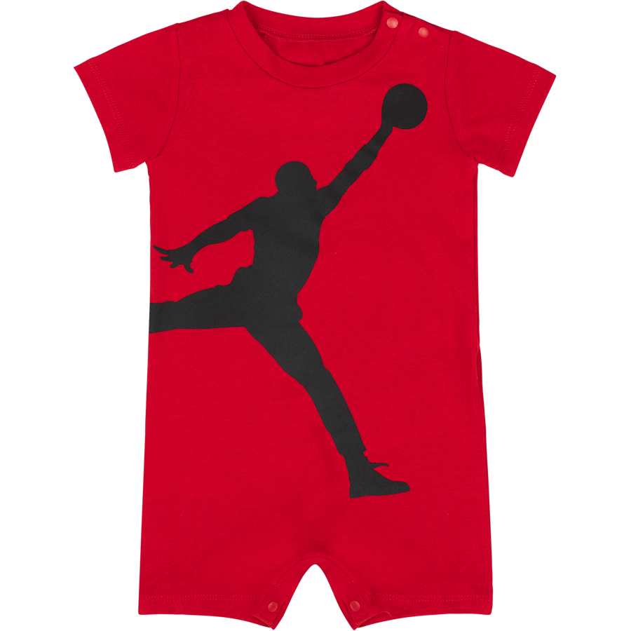 Jumpman Knit Romper Gym Red