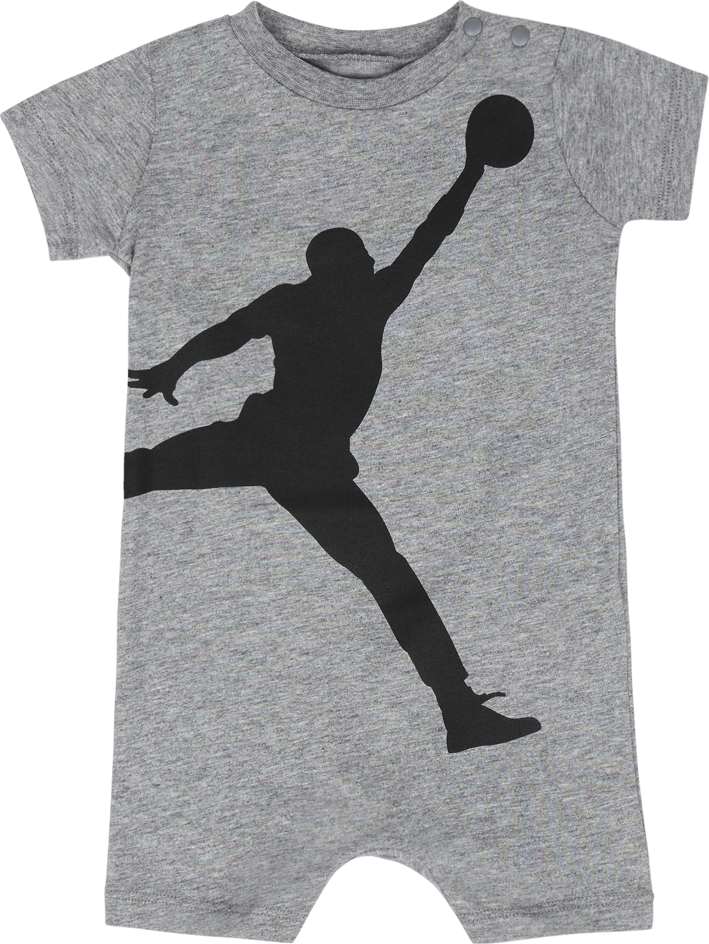 Jumpman Knit Romper Carbon Heather
