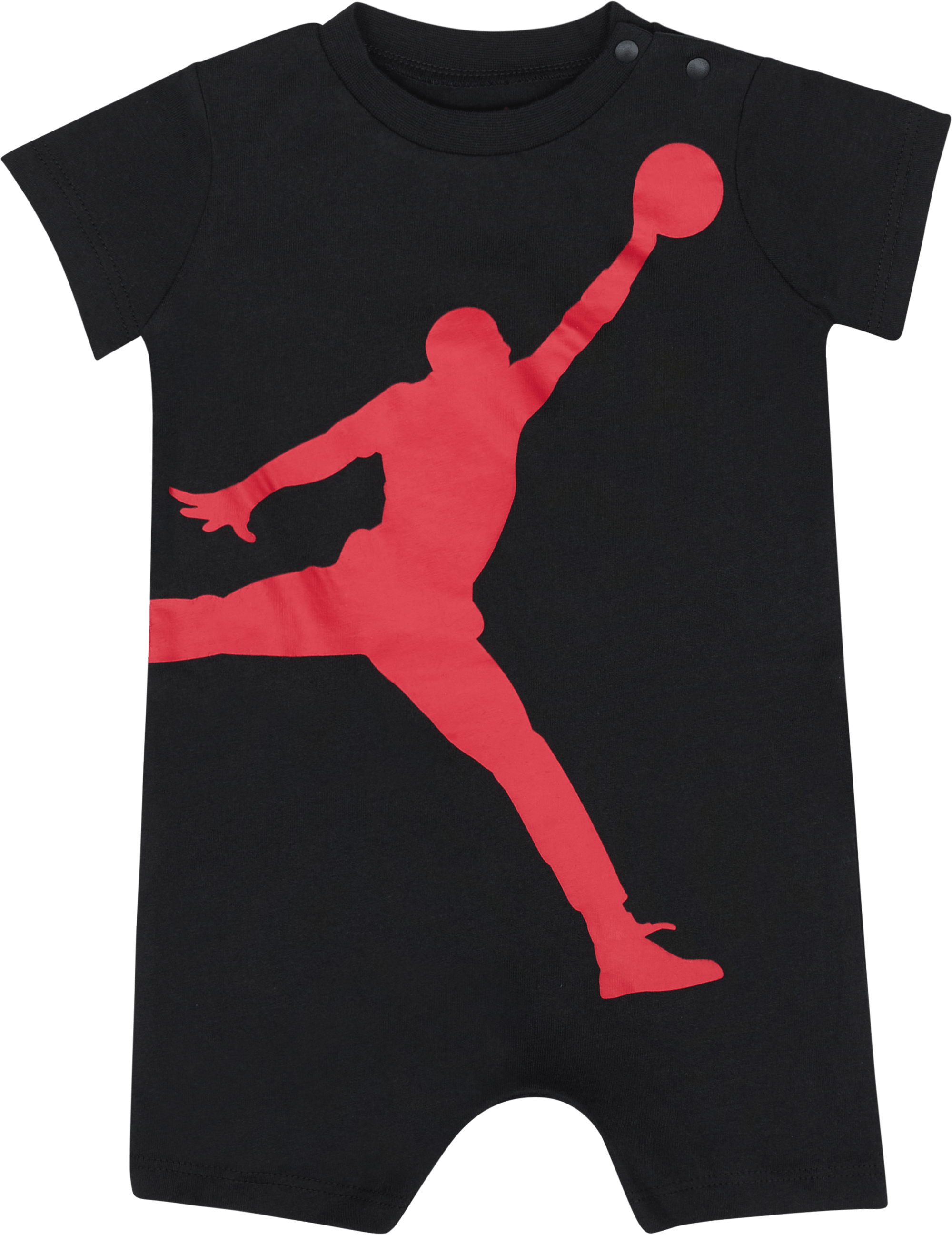 Jumpman Knit Romper Black