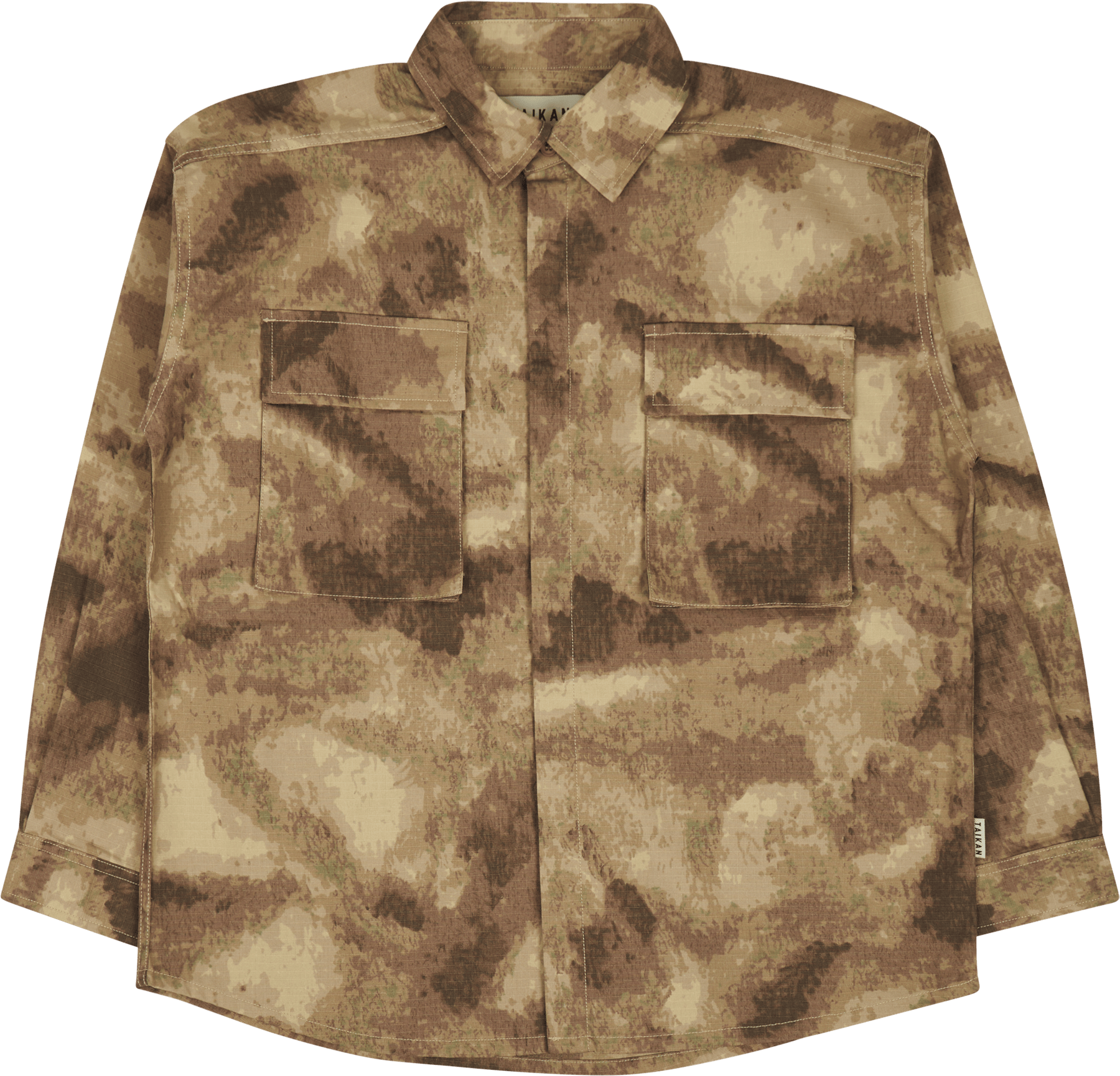 Shirt Jacket-abstract Camo Abstract Camo