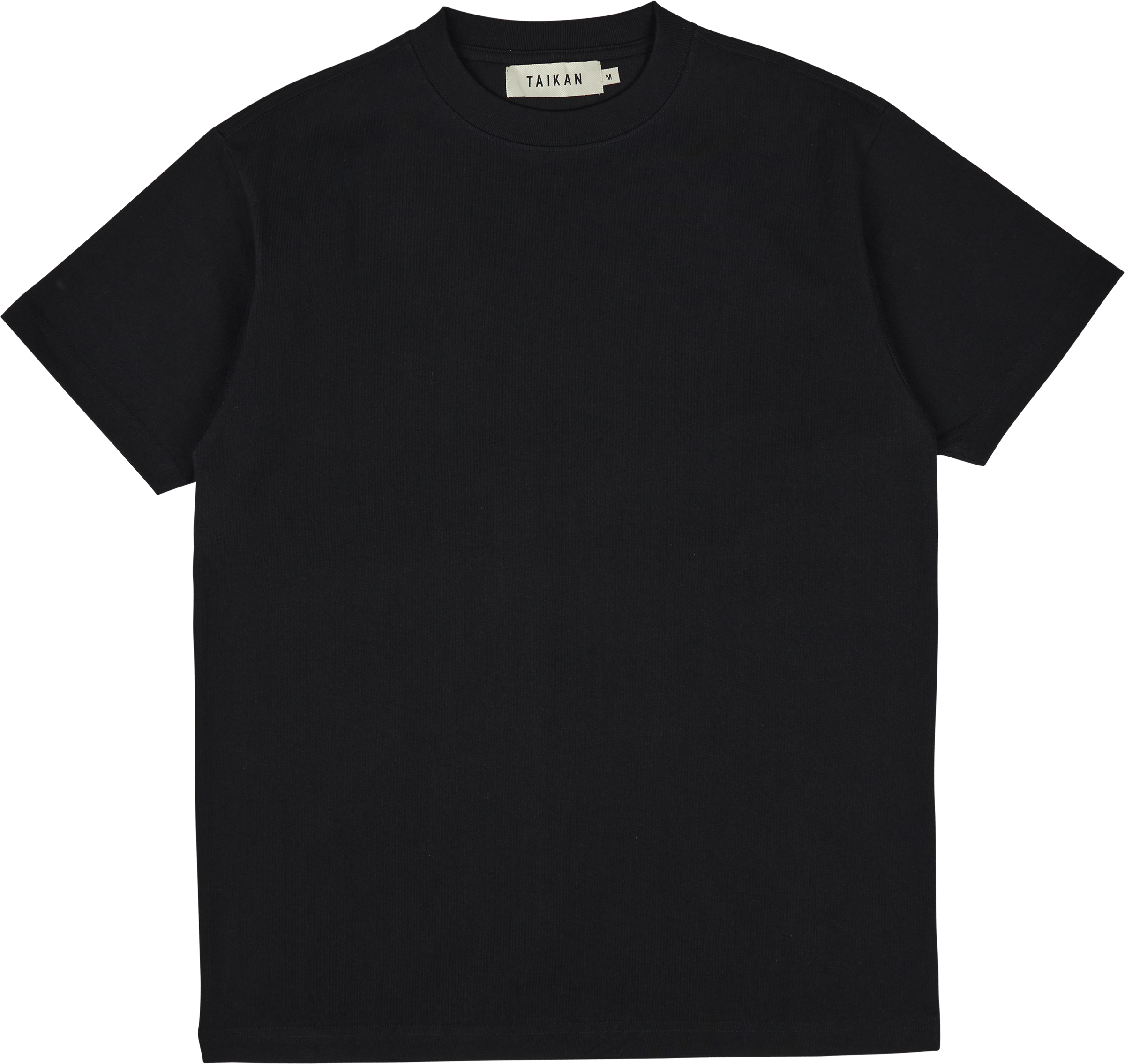 Heavyweight S/s T-black Black