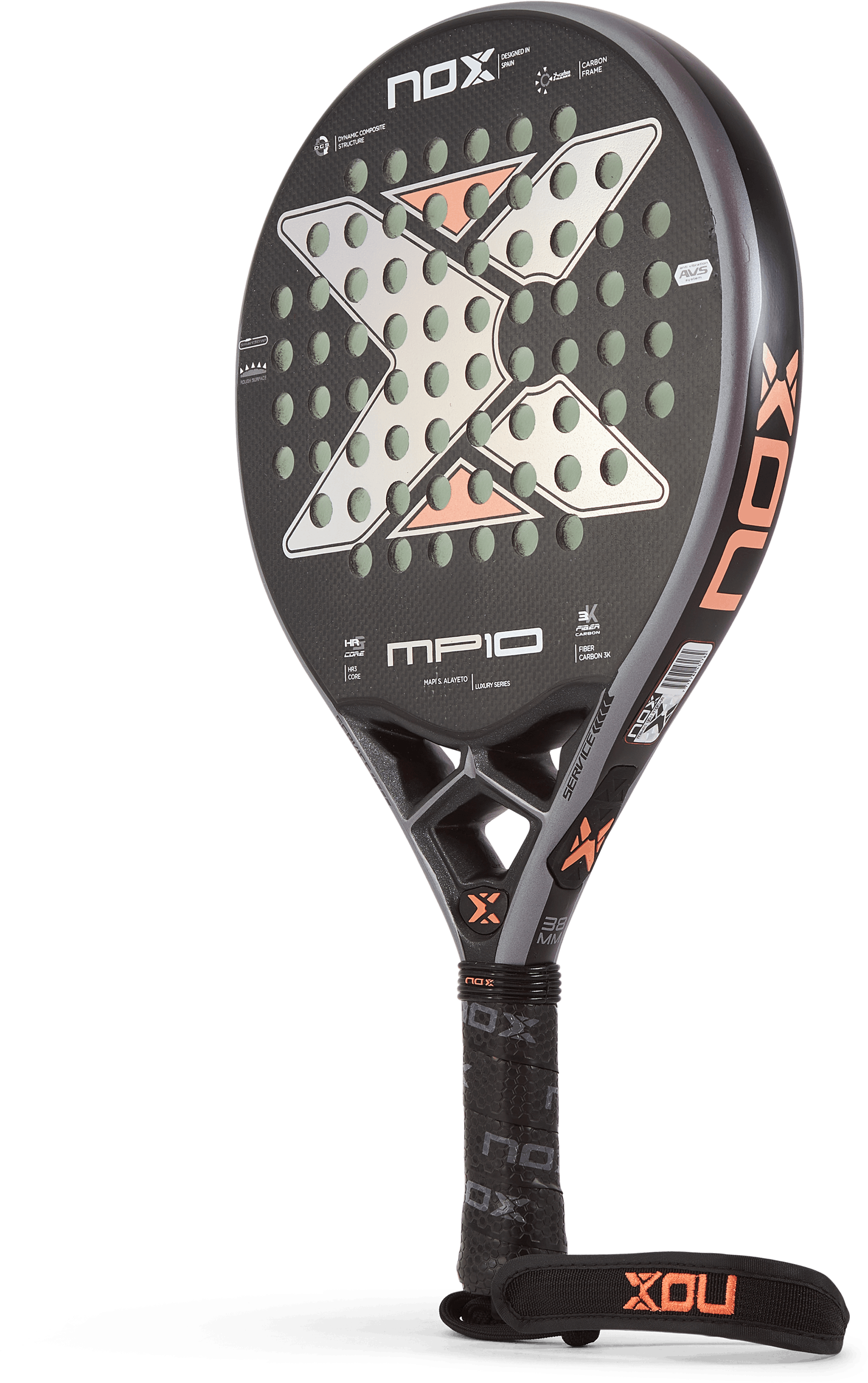 Mp10 Gemelas Atomikas By Mapi  Black, Unisex, Vybavenie, rakety, Padel, ONESIZE