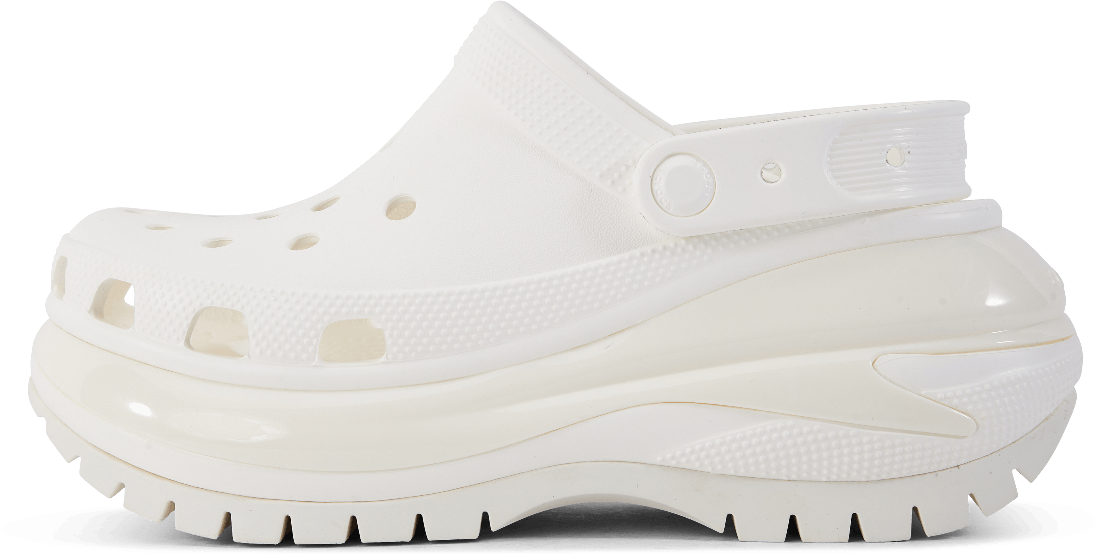 Mega Crush White, Unisex, Kengät, Sandaalit ja Tohvelit, Valkoinen, EU 36/37