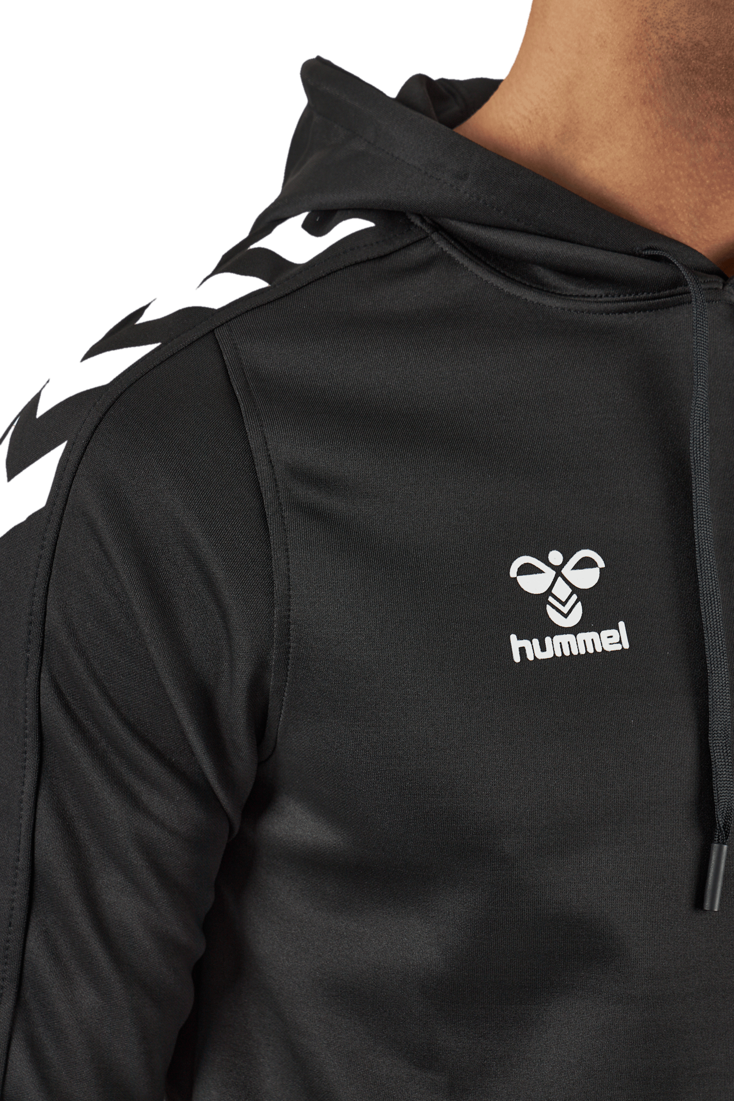 Hmlcore Xk Poly Sweat Hoodie Black - Bild 4