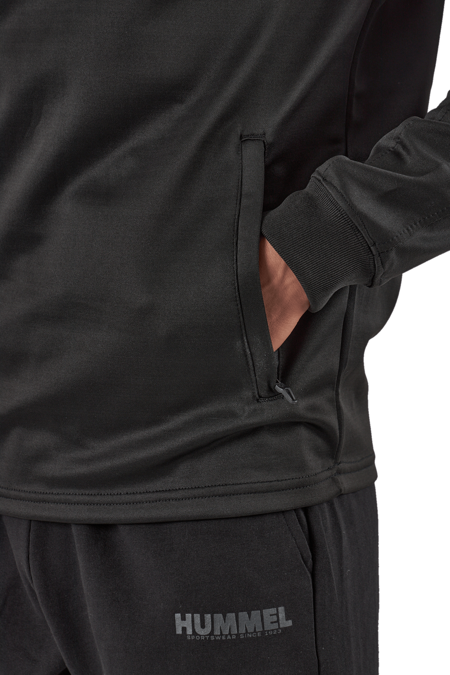 Hmlcore Xk Poly Sweat Hoodie Black - Bild 5