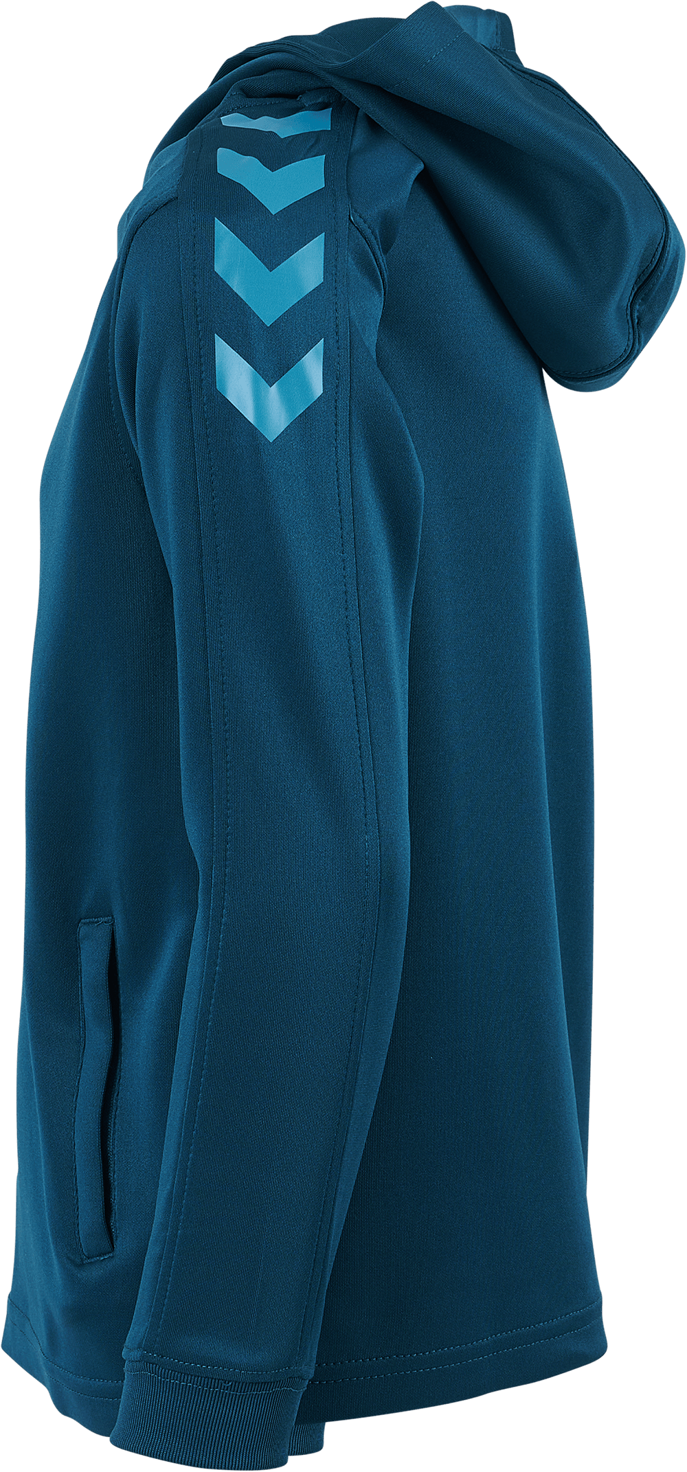 Hmlcore Xk Poly Kids Sweat Hoo Blue Coral - Bild 2