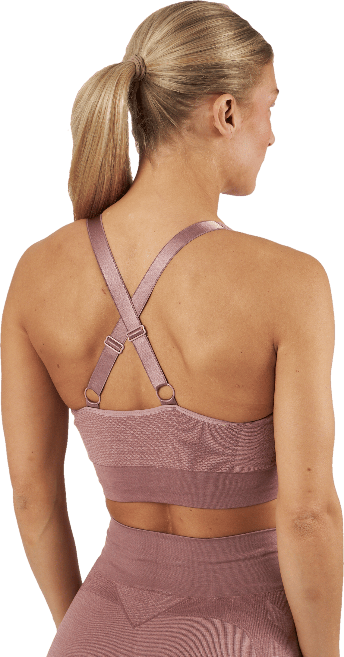 Hmlclea Seamless Sports Top Woodrose/rose Taupe Melange - Bild 3