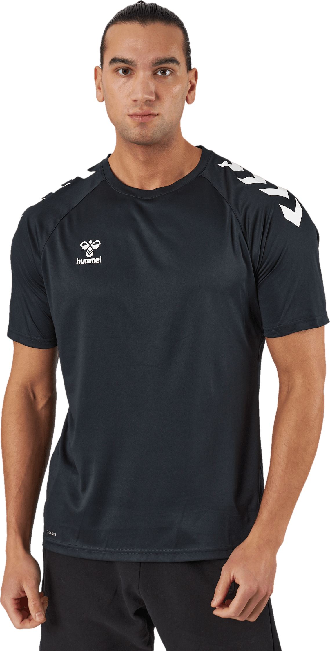 Hmlcore Xk Core Poly T-shirt S Black, Male, Odzież, Podkoszulek, Trening, Czarny, L
