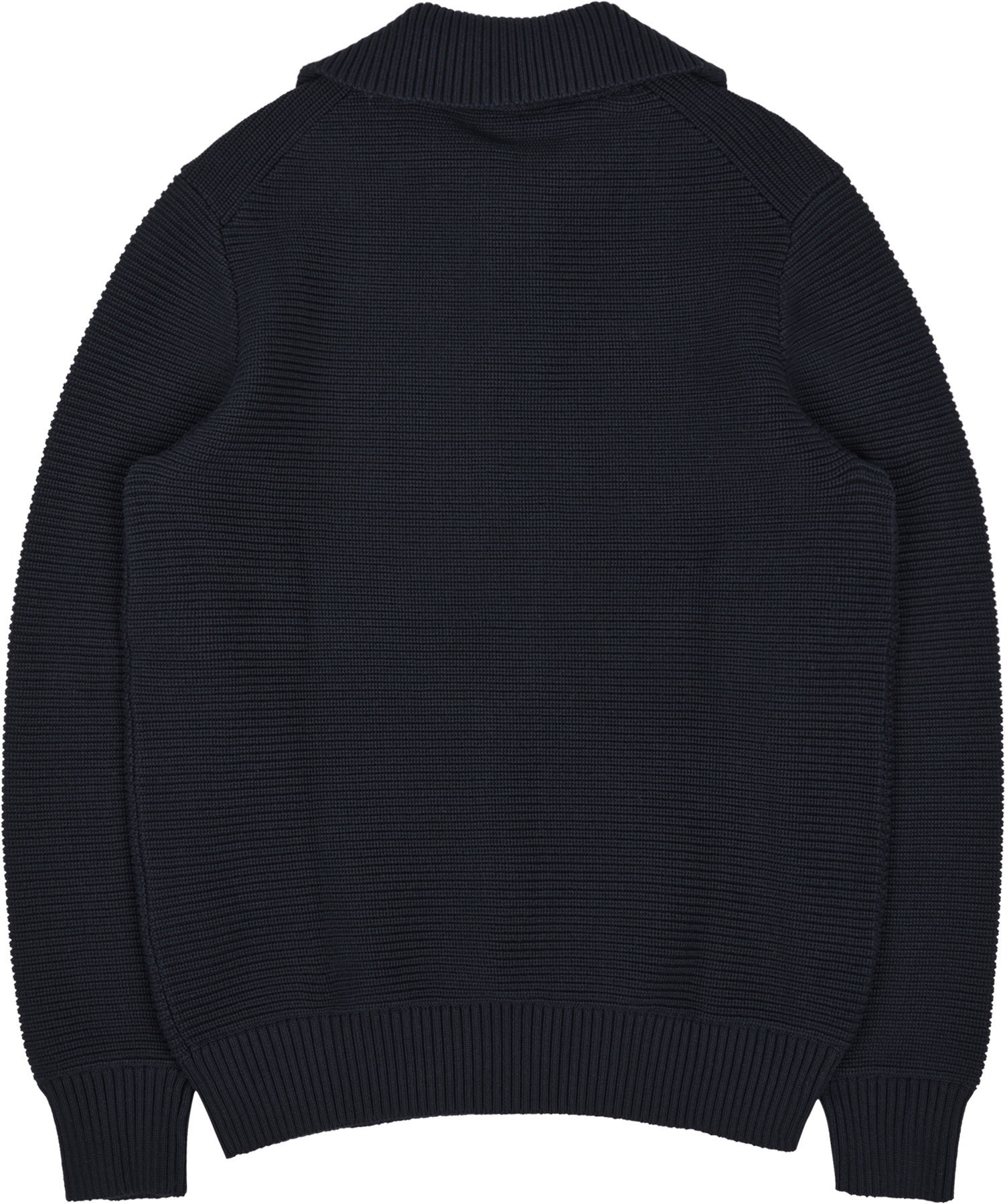 Lyle & Scott Chunky Rib Button Neck Z271 Dark - Bild 2