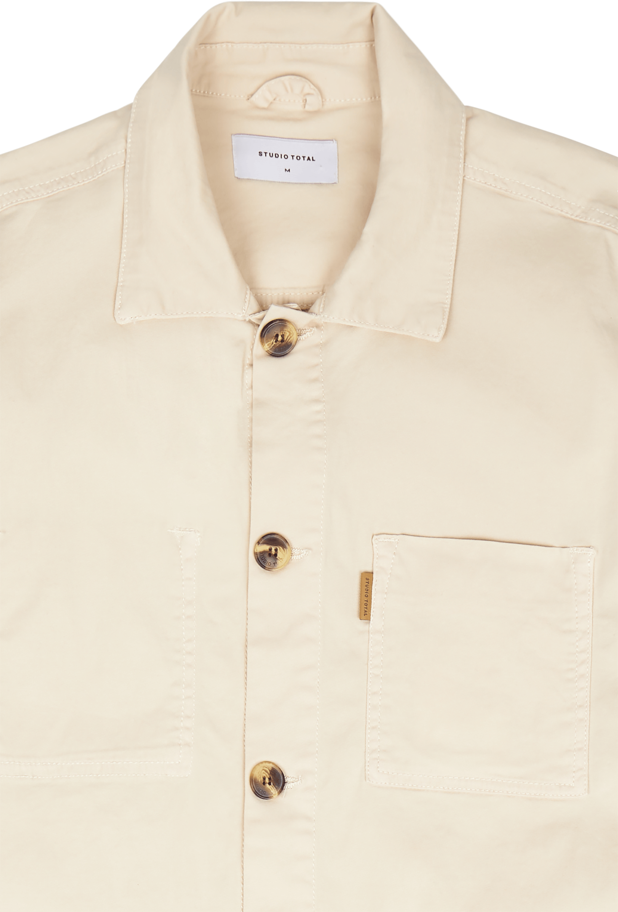 Icon Twill Overshirt Ecru - Bild 3