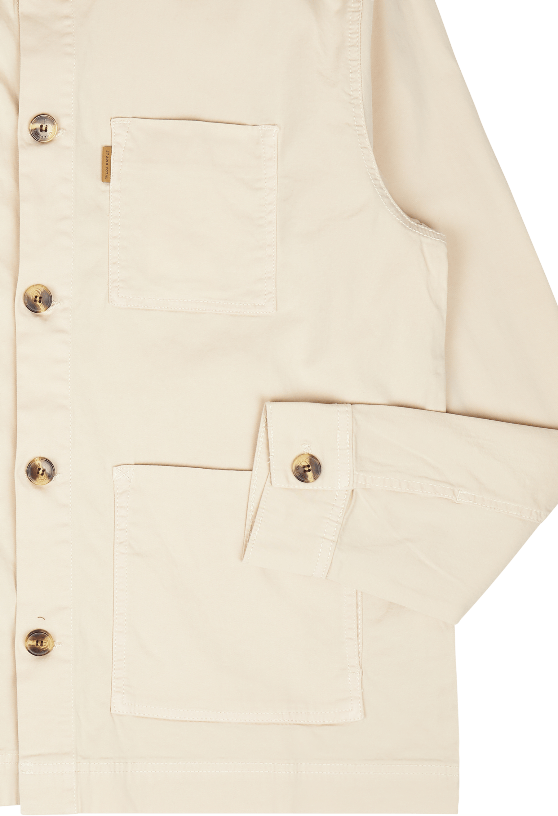 Icon Twill Overshirt Ecru - Bild 5