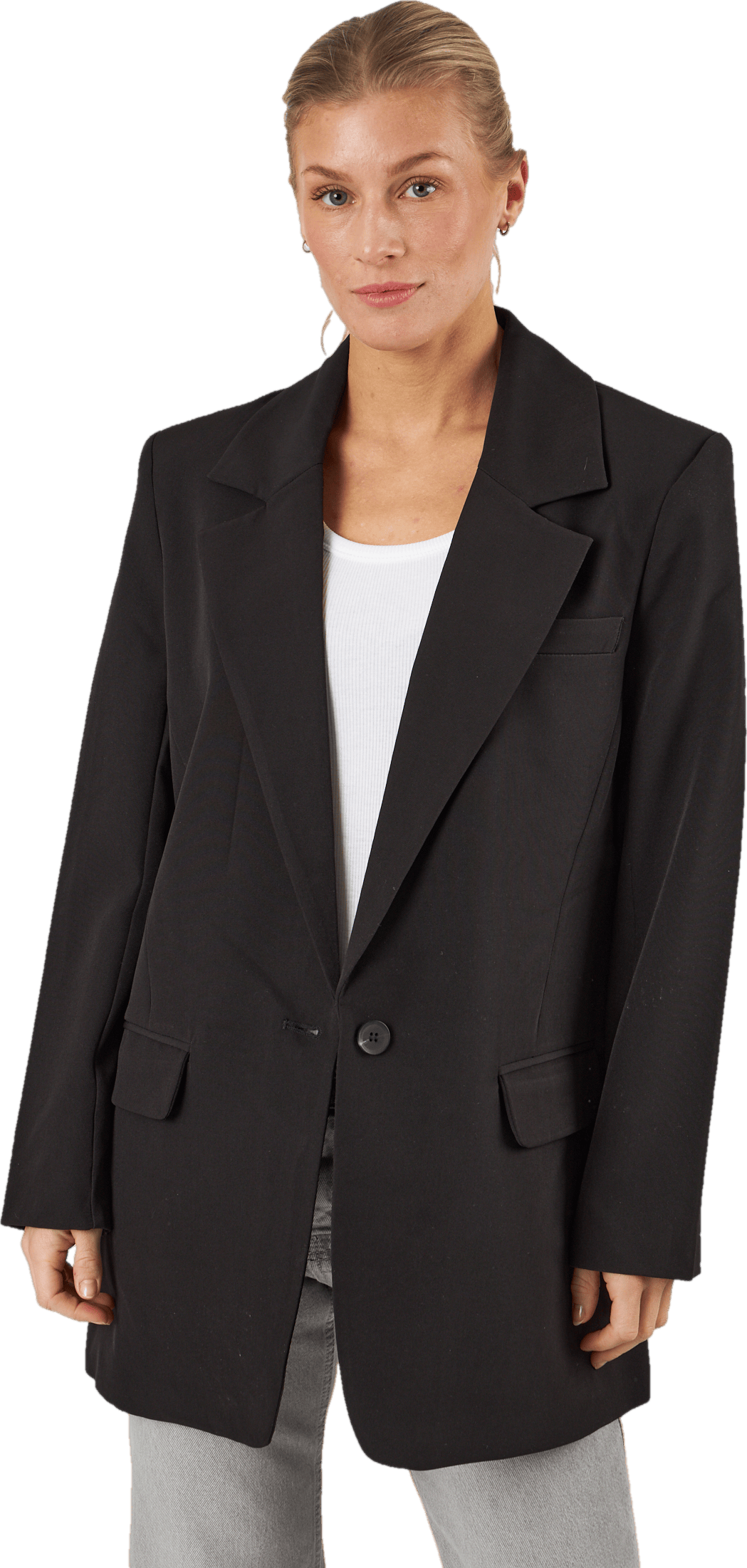 Lana-berry Long Sleeve Blazer Black