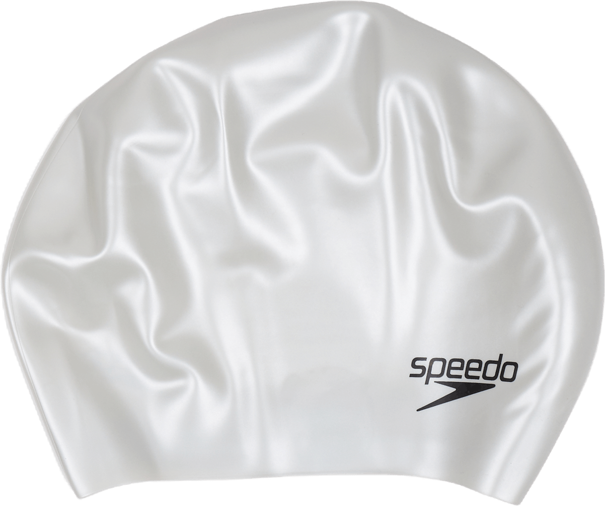 Long Hair Cap Silver, Unisex, Vêtements, Maillots de bain, Natation, Blanc, ONESIZE