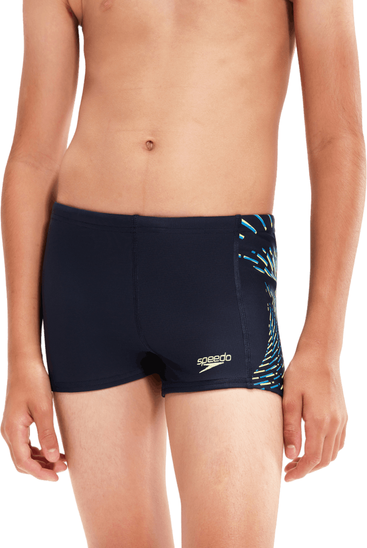 Plastisol Placement Aquashort Navy/green, Unisex, Bekleidung, Bademode, Schwimmen, 5-6 Years