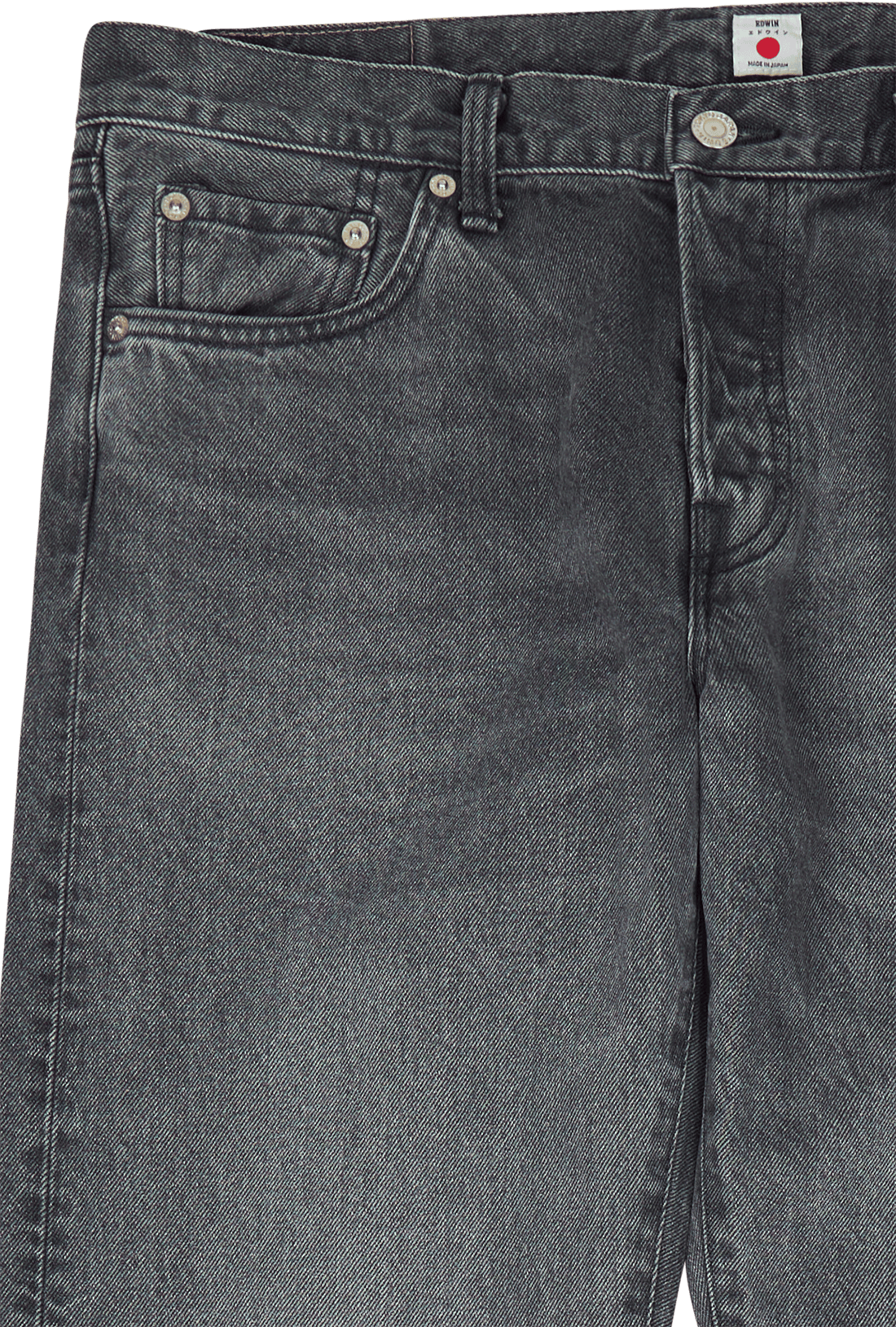 Regular Tapered - Kaihara Righ Black Grey Used - Bild 3