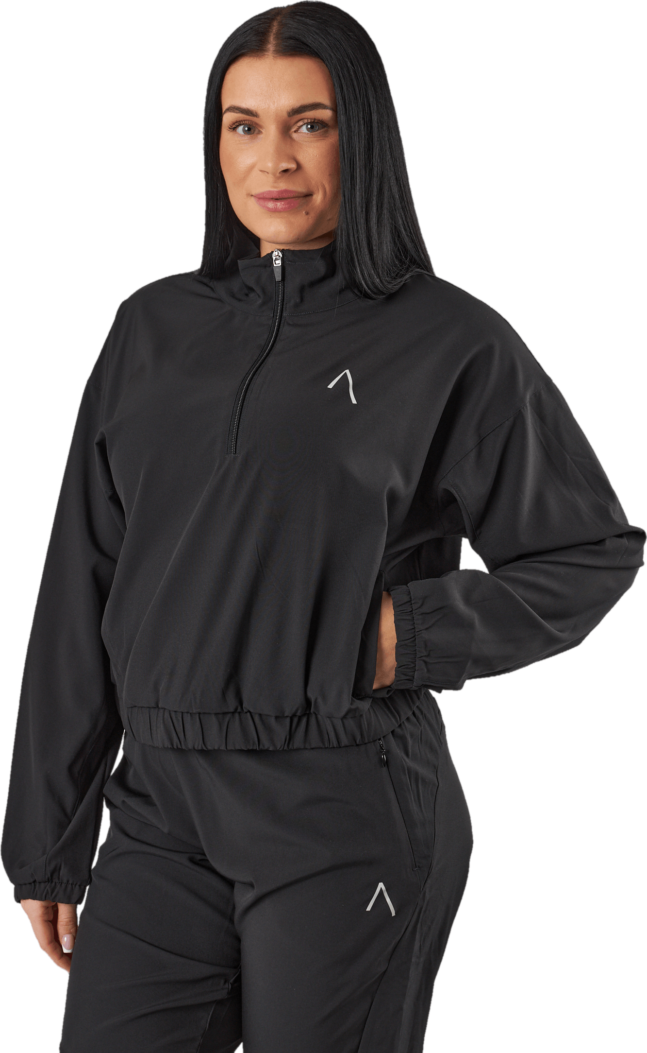 Tulip Halfzip Jacket Black, Female, Klær, jakker, Løping, Svart, M