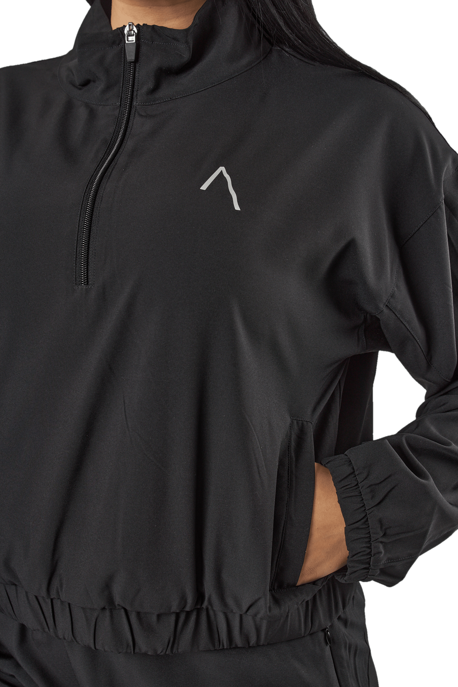 Tulip Halfzip Jacket Black - Bild 4