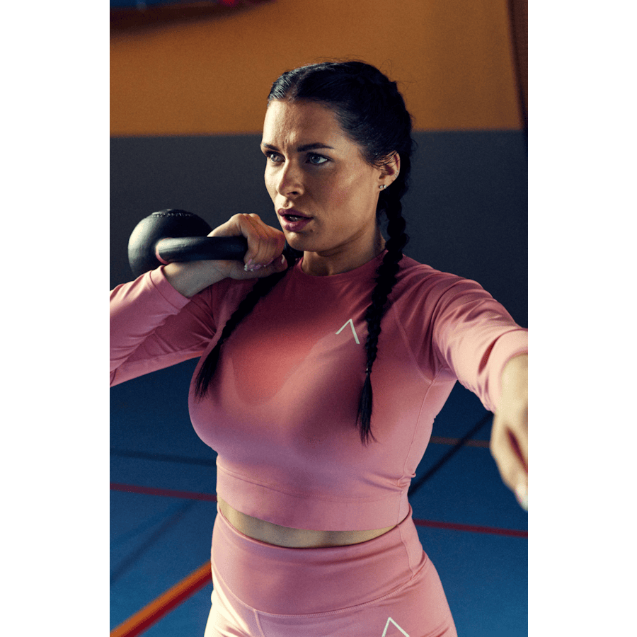 Blacc Recy Long Sleeve Top Mauveglow