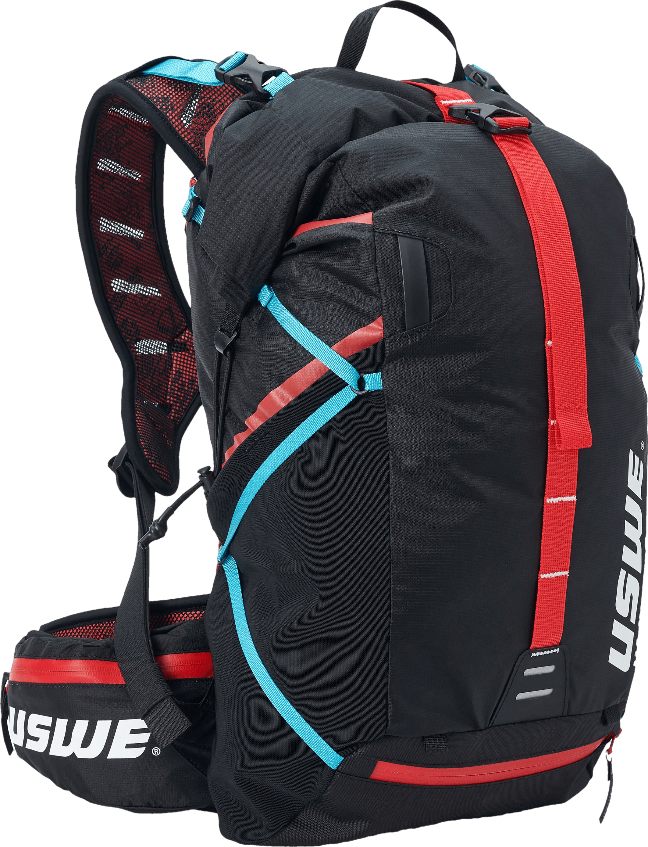 Hajker 30l Rolltop Daypack Carbon Black, Unisex, Equipment, bags & backpacks, Running, Multi color, ONESIZE